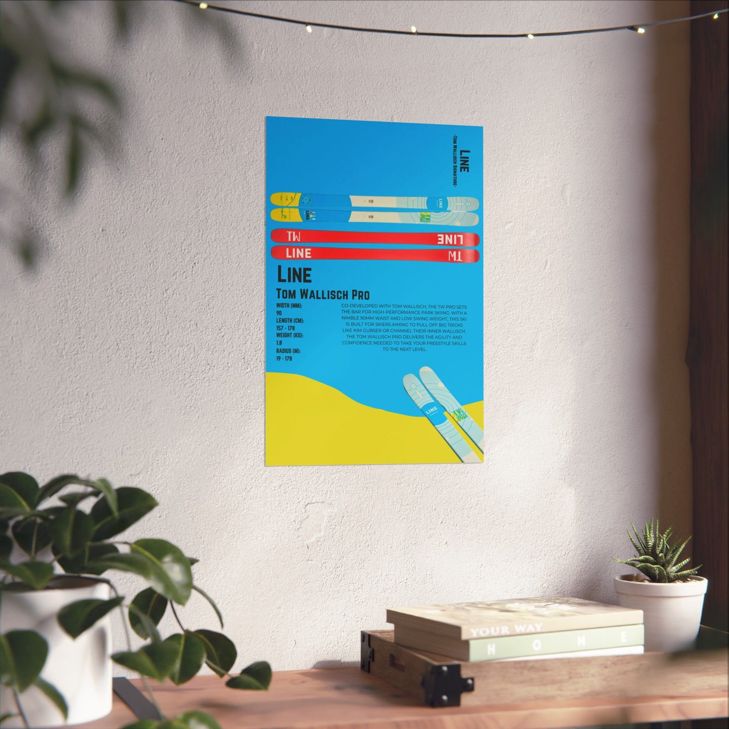 Line Tom Wallisch - Poster