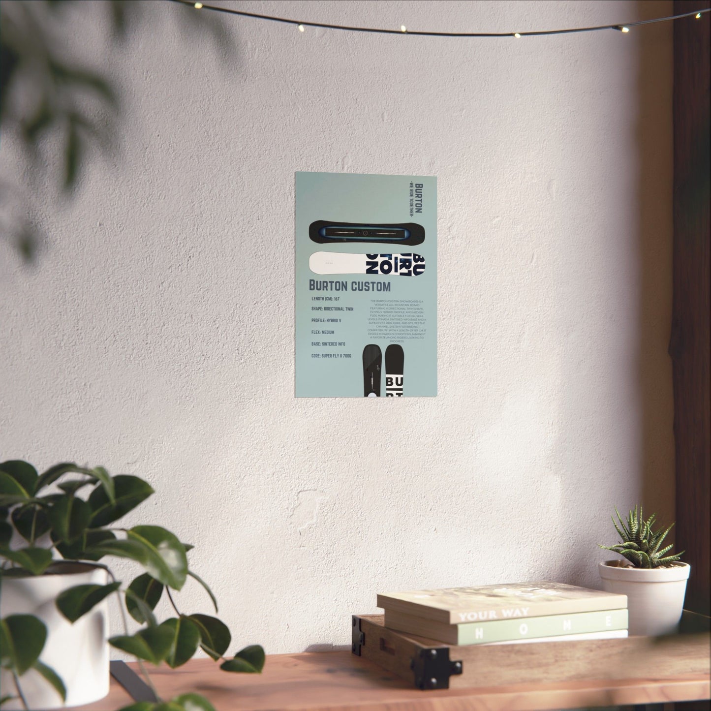 Burton Custom - Poster