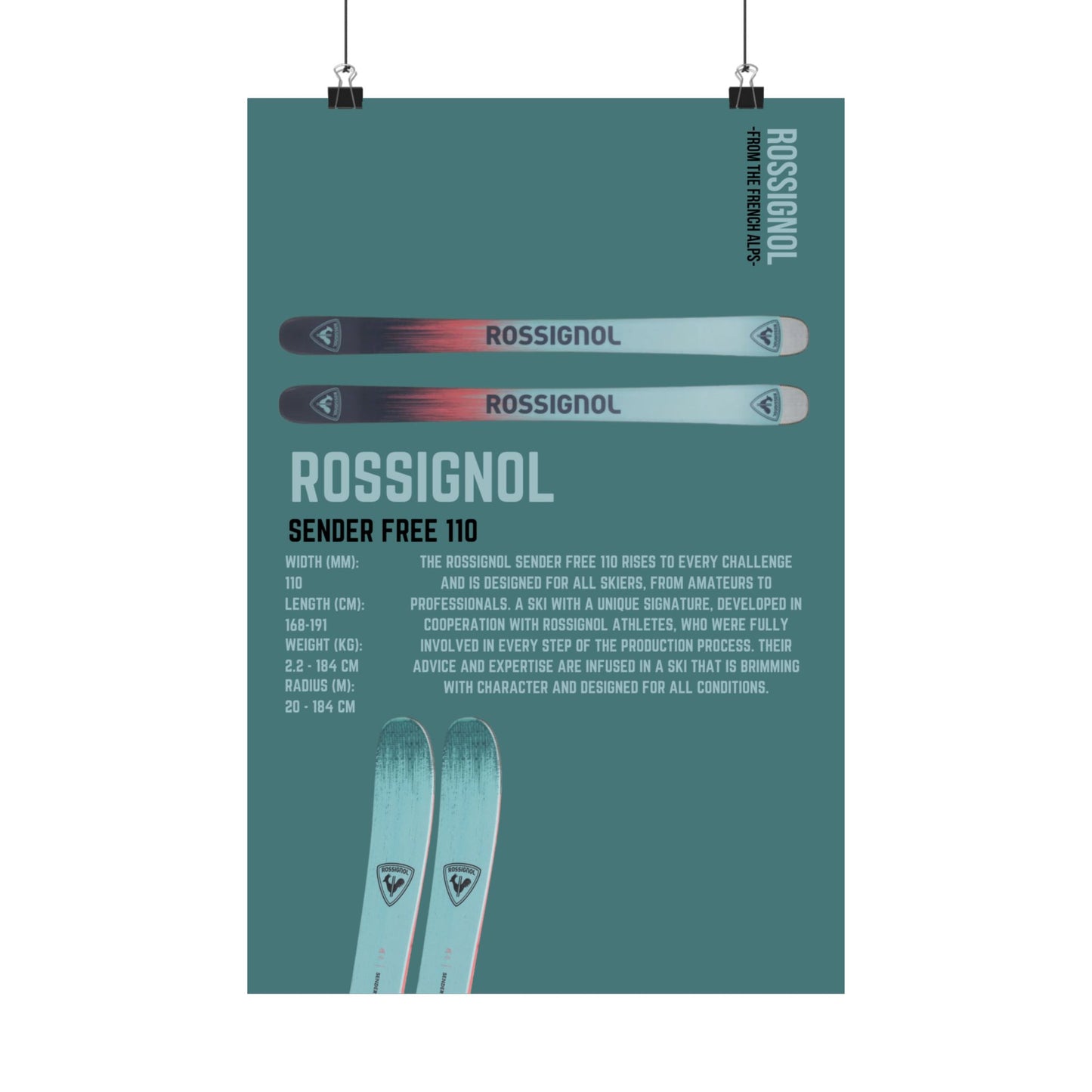 Rossignol Sender Free 110 - Poster