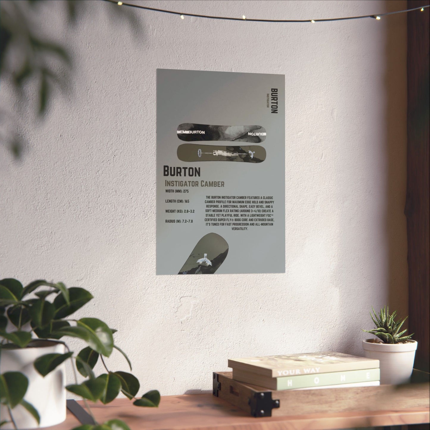 Burton Instigator Camber - Poster