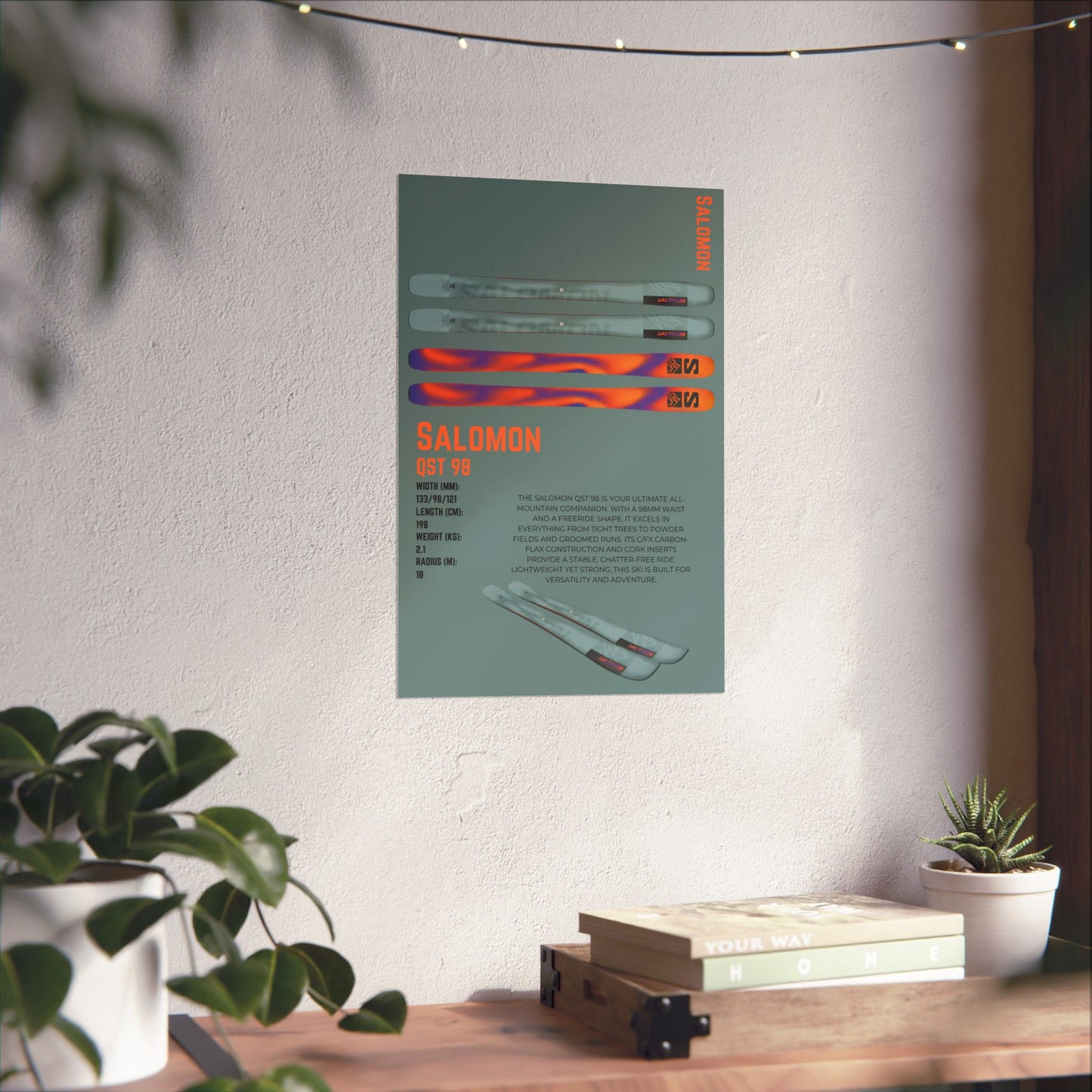 Salomon QST 98 - Poster