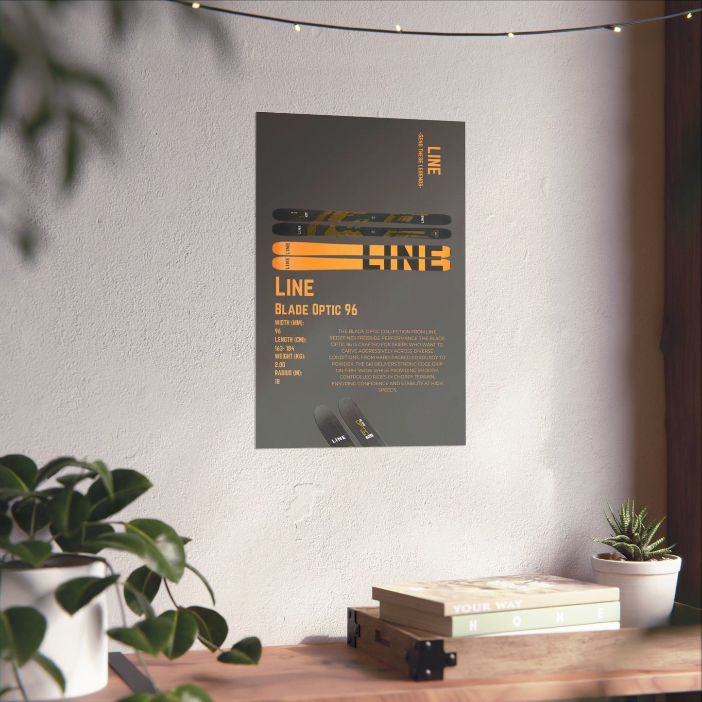 Line Blade Optic 96 - Poster