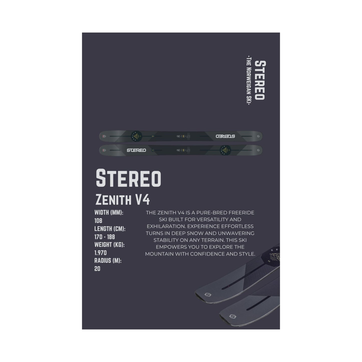 Stereo Zenith V4 - Poster