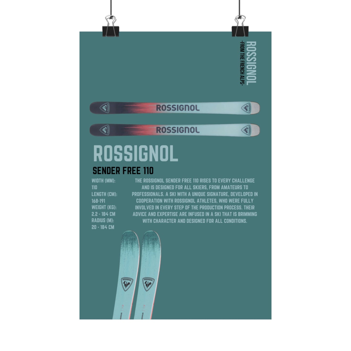 Rossignol Sender Free 110 - Poster