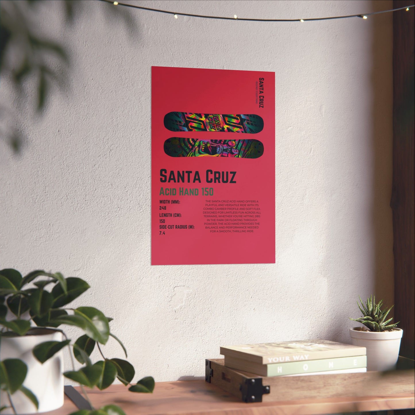 Santa Cruz Acid Hand - Poster