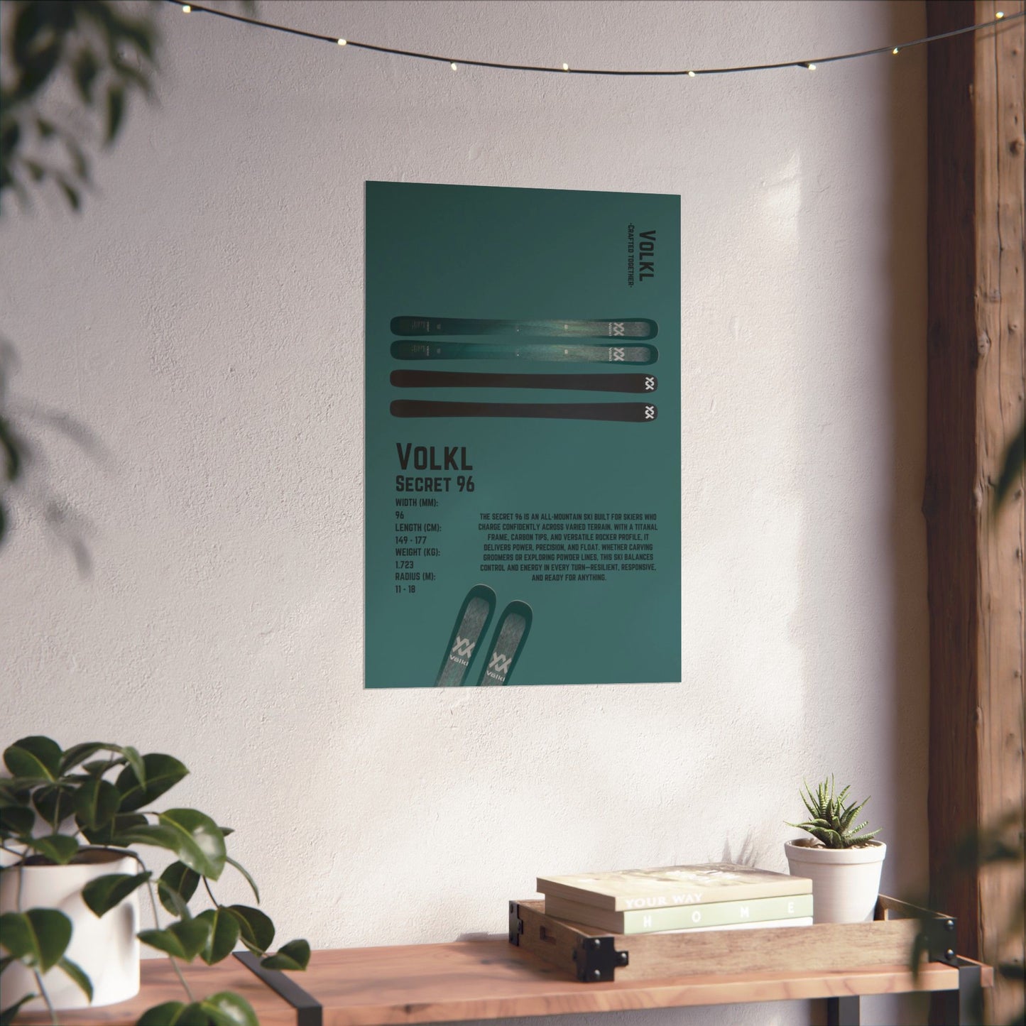 Volkl Secret 96 - Poster