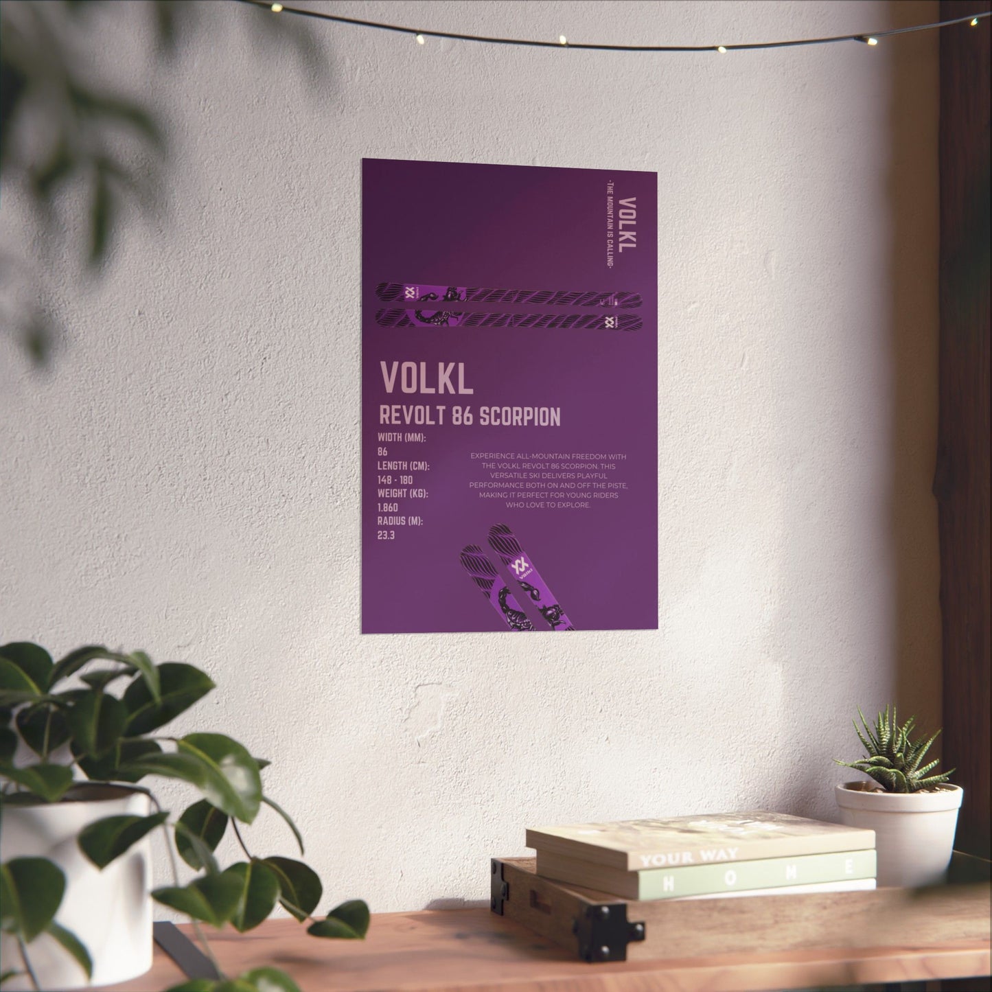 Volkl Revolt 86 Scorpion - Poster