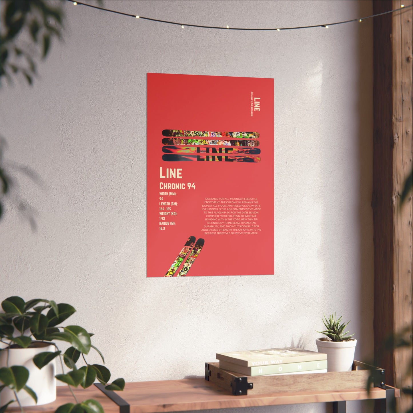 Line Chronic 94 - Poster