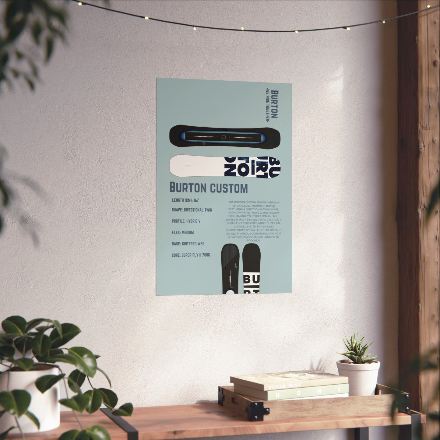 Burton Custom - Poster