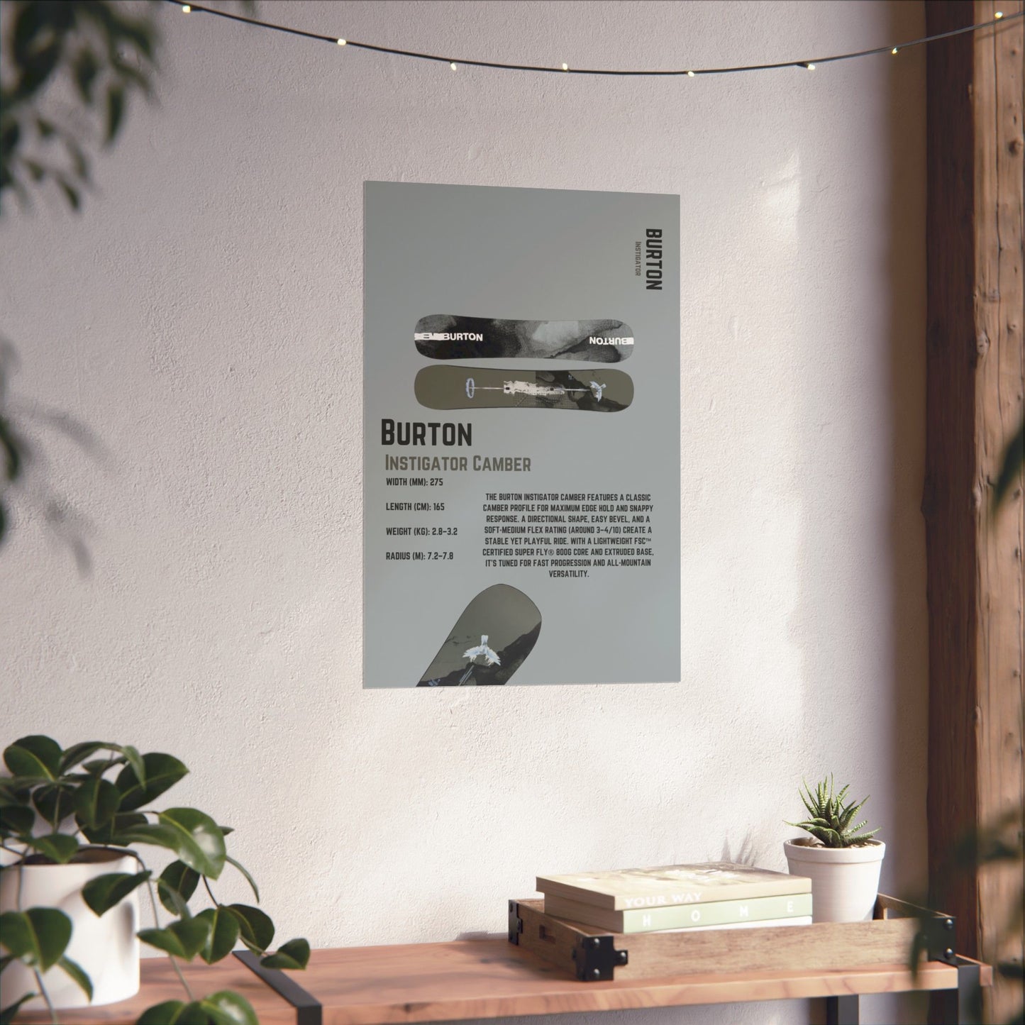 Burton Instigator Camber - Poster