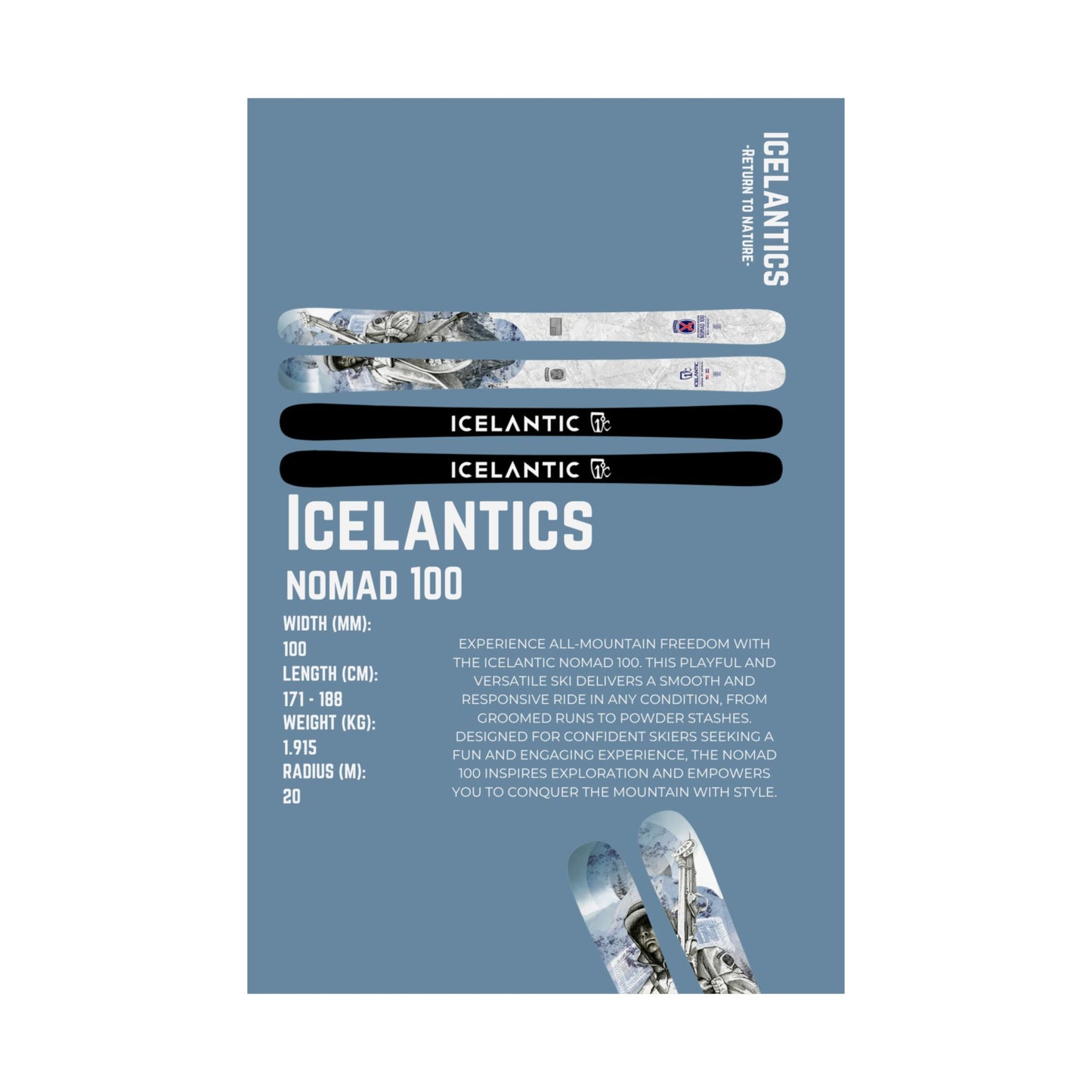 Icelantics Nomad 100 - Poster
