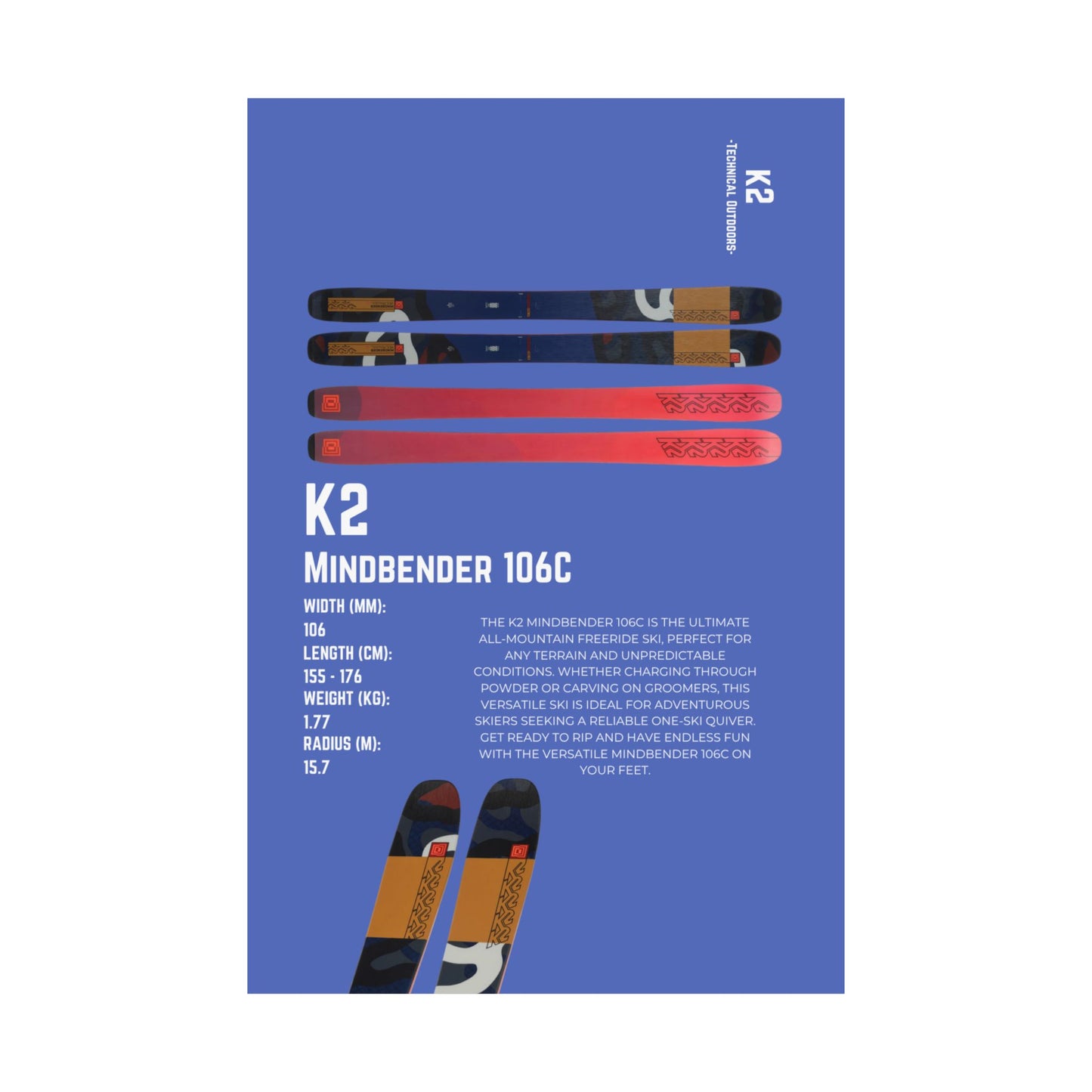 K2 Mindbender 106C - Poster