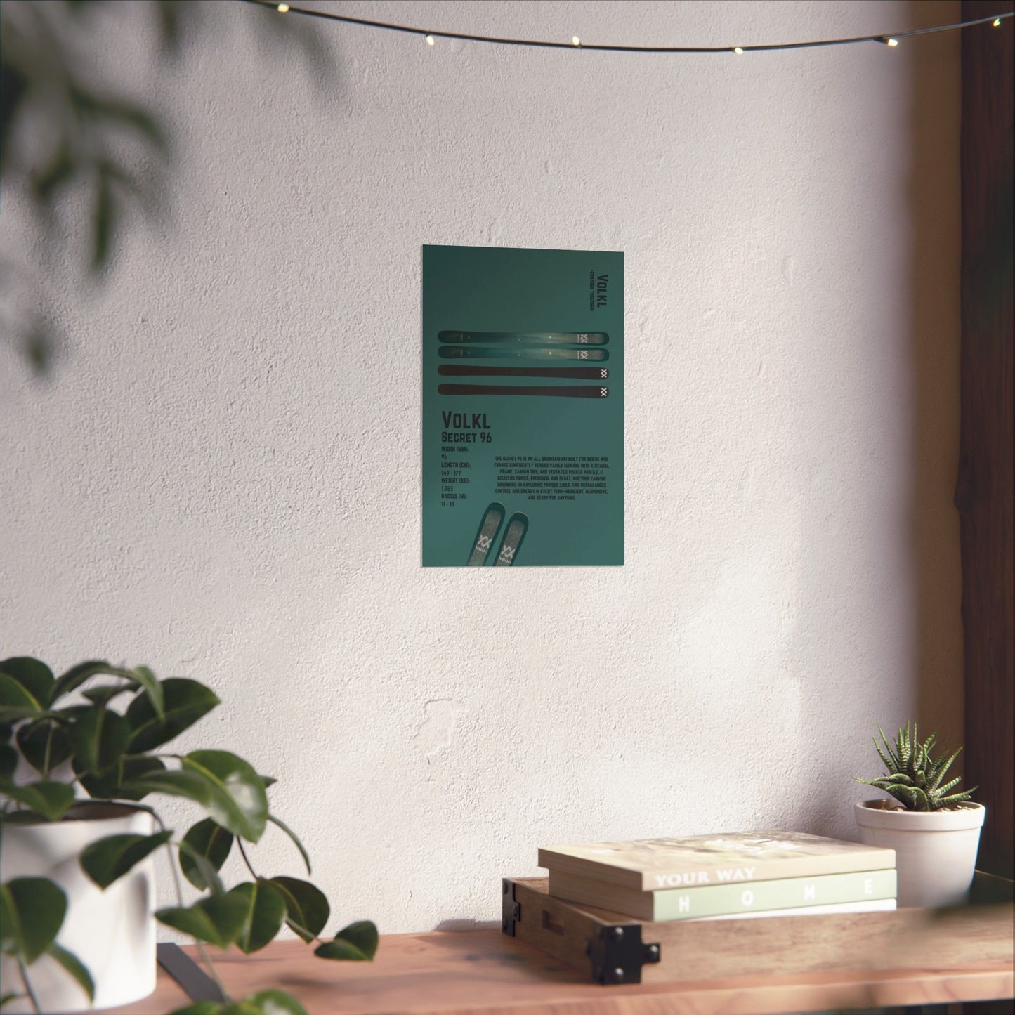 Volkl Secret 96 - Poster