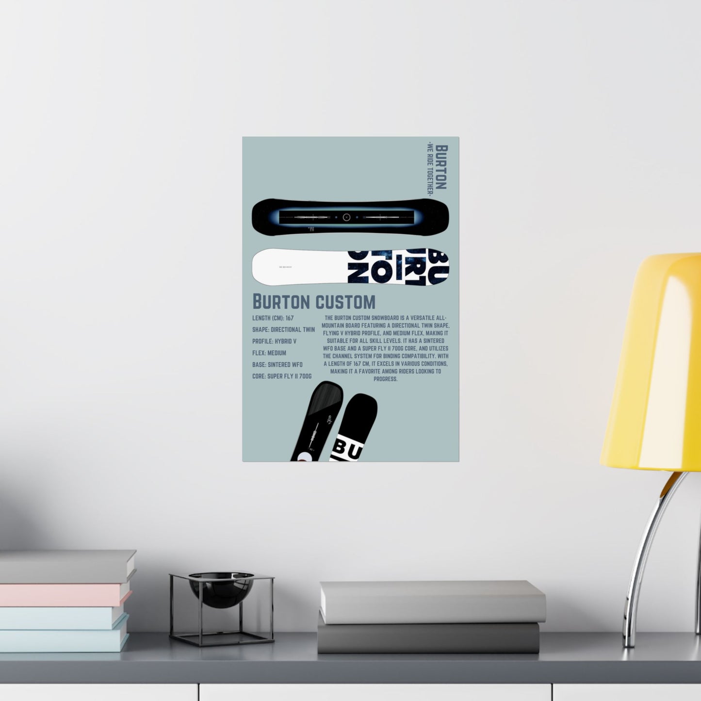 Burton Custom - Poster