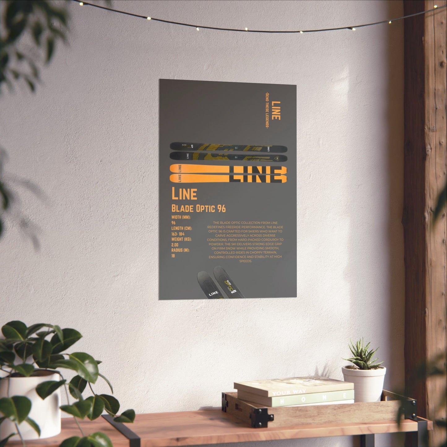 Line Blade Optic 96 - Poster