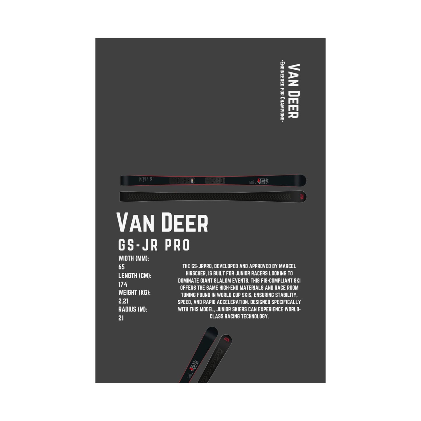 Van Deer GS-JR Pro - Poster