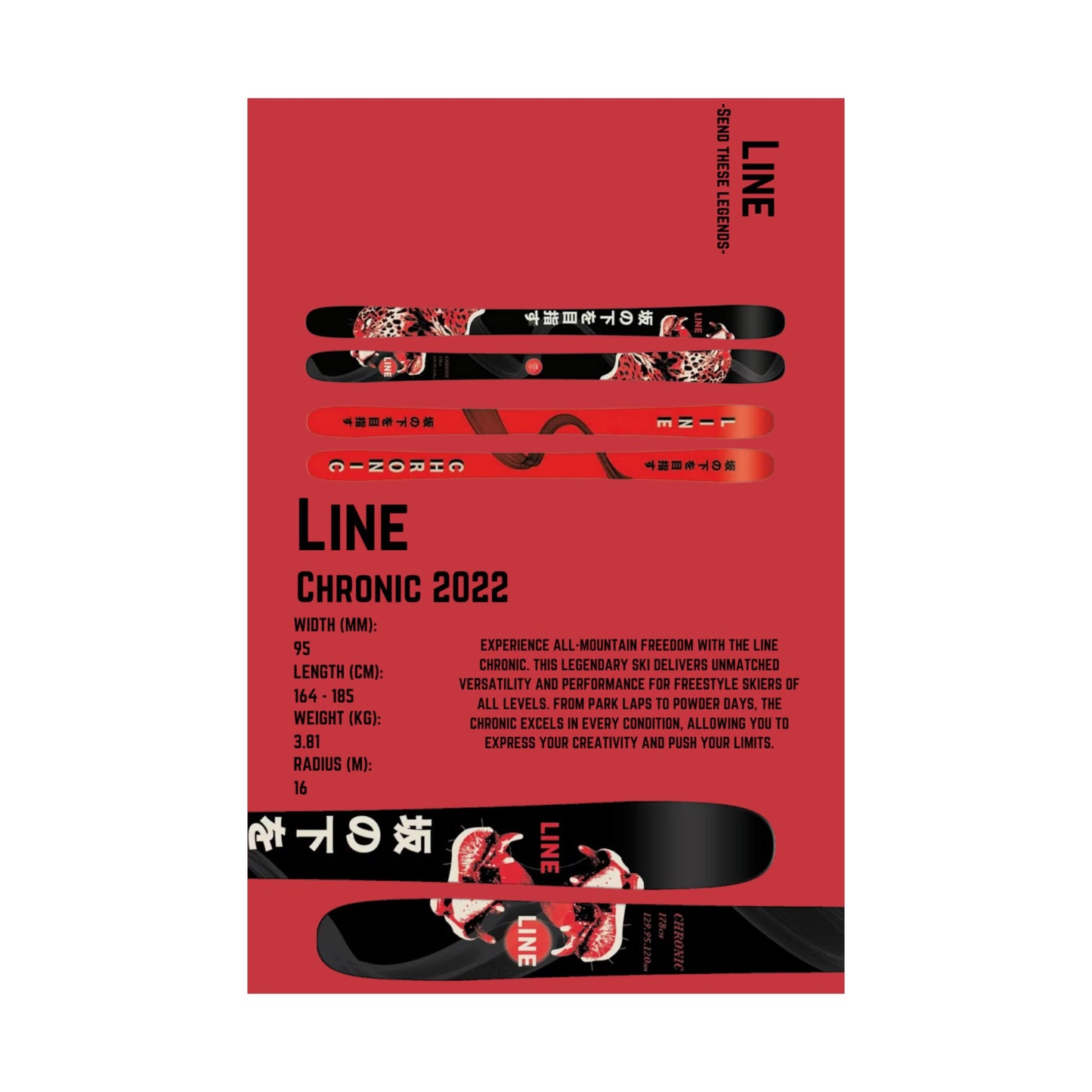 Line Chronic 95 - Poster
