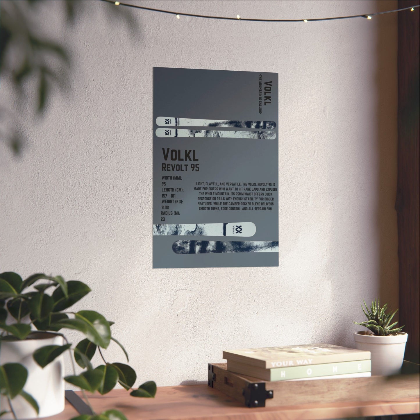 Volkl Revolt 95 - Poster