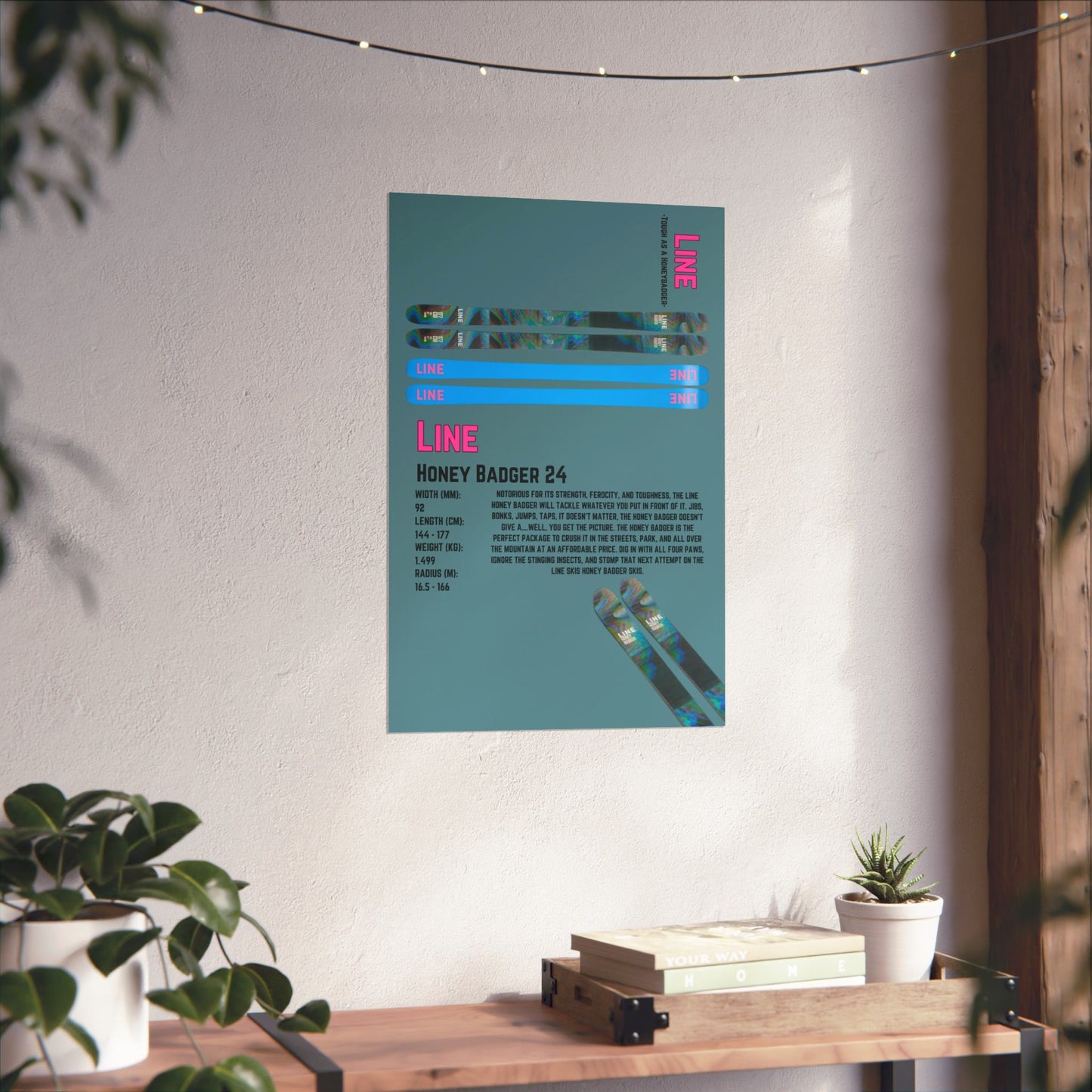 Line Honeybadger - Poster