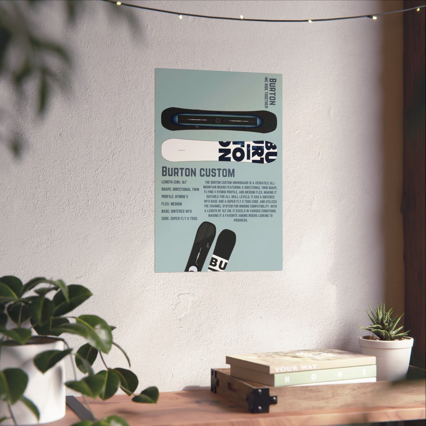 Burton Custom - Poster