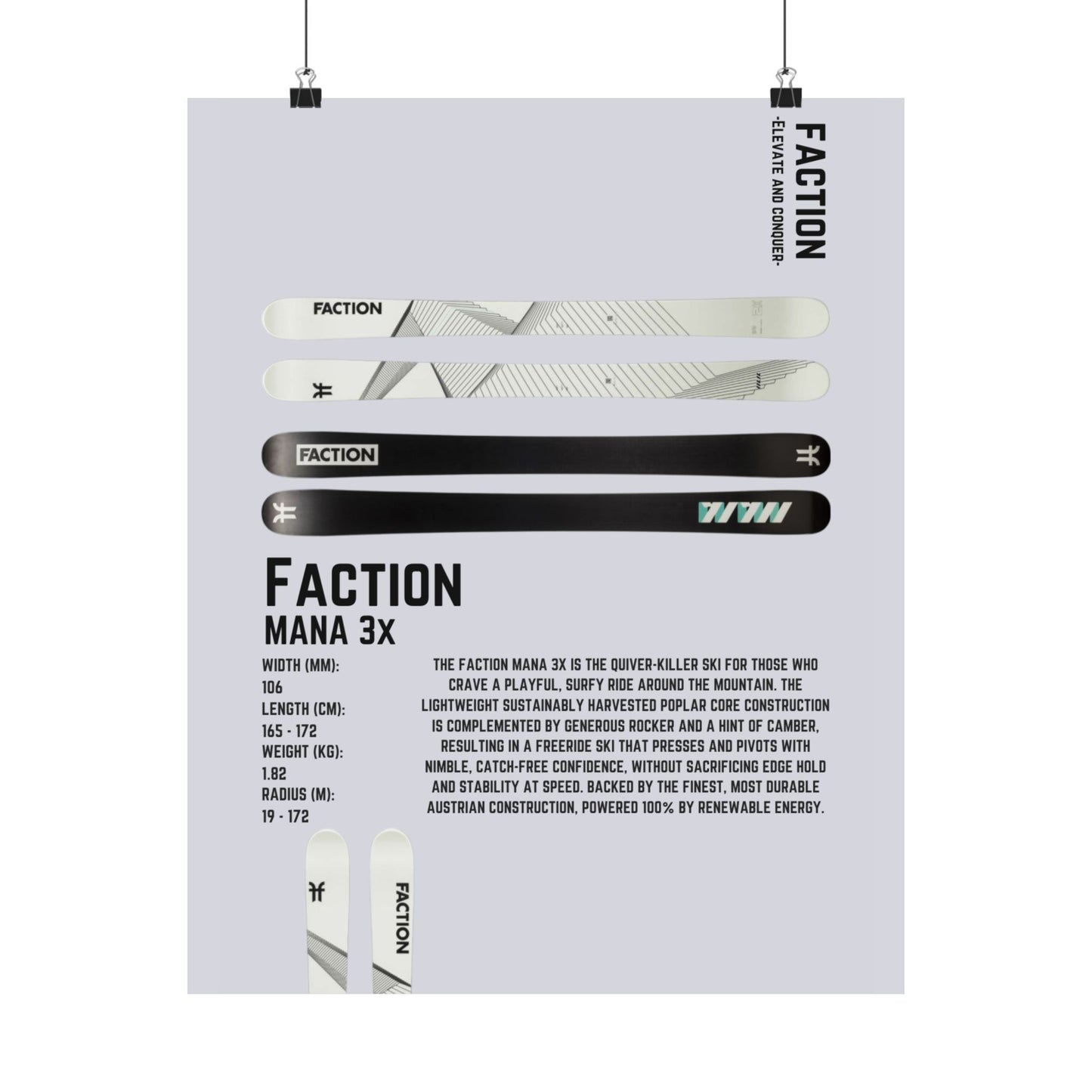 Faction Mana 3x - Poster