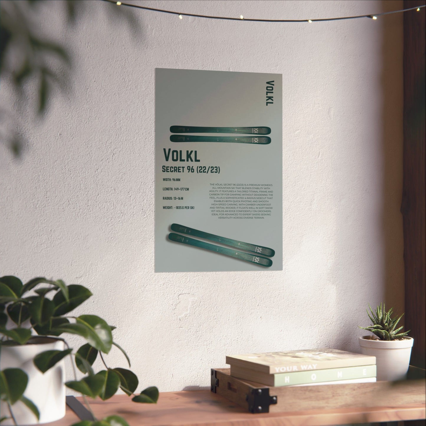 Volkl Secret 96 - Poster