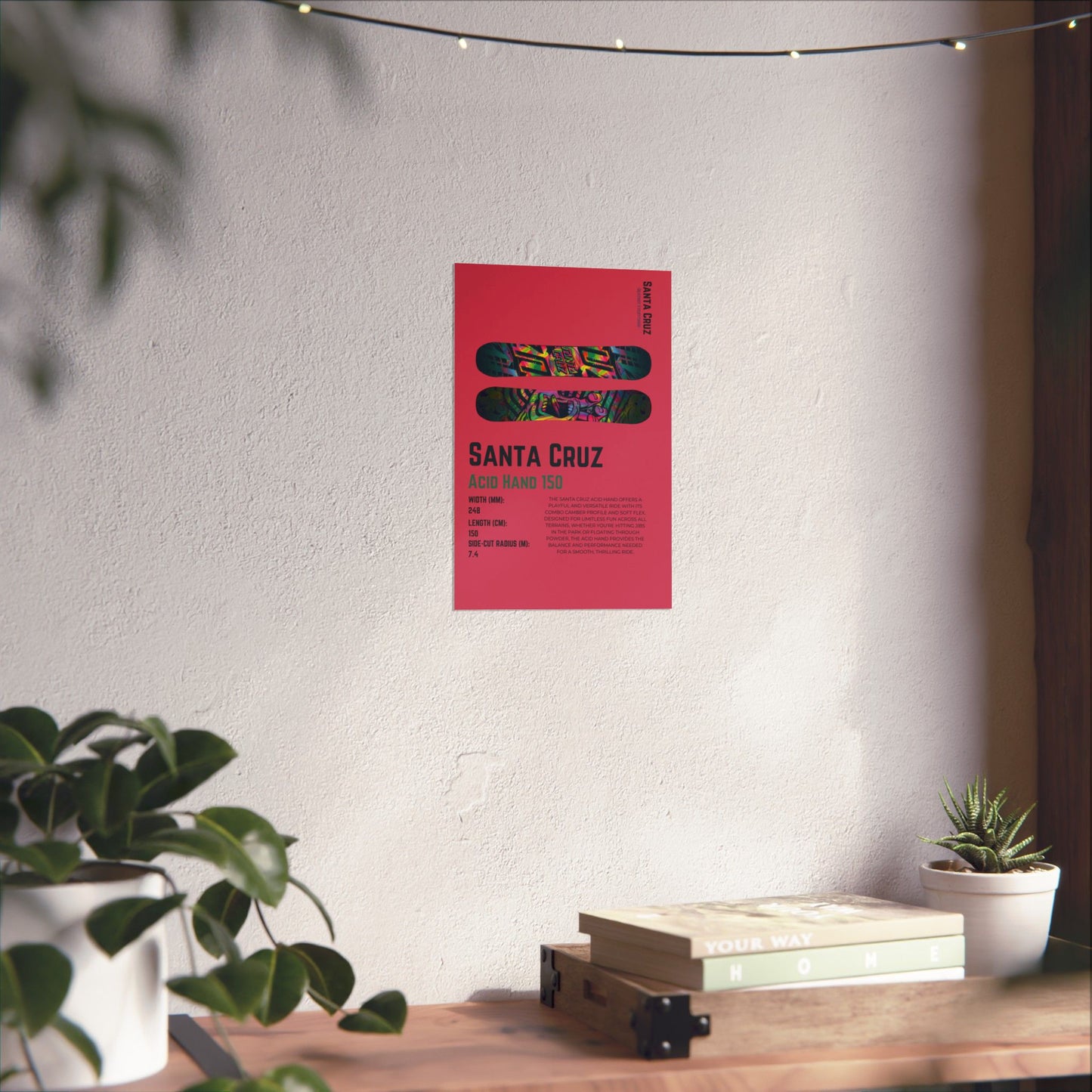 Santa Cruz Acid Hand - Poster