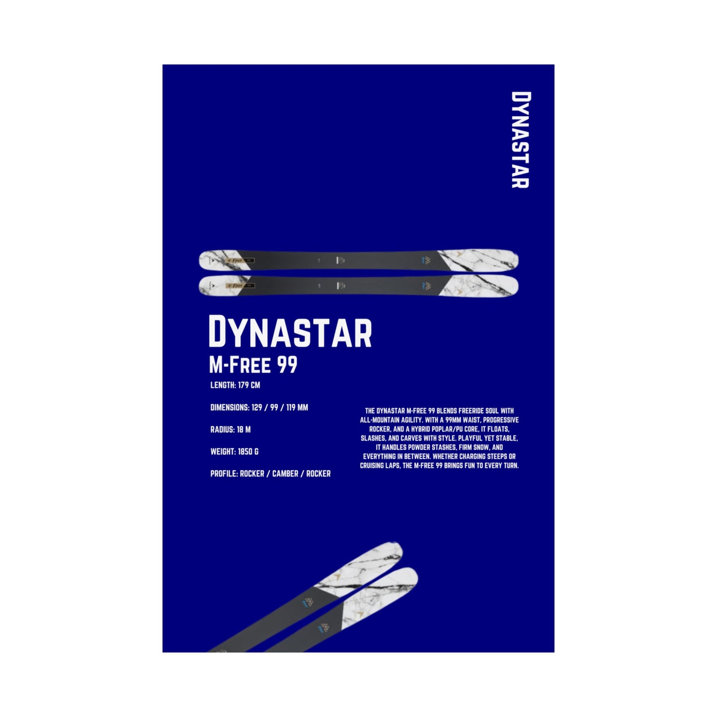 Dynastar M-Free 99 - Poster