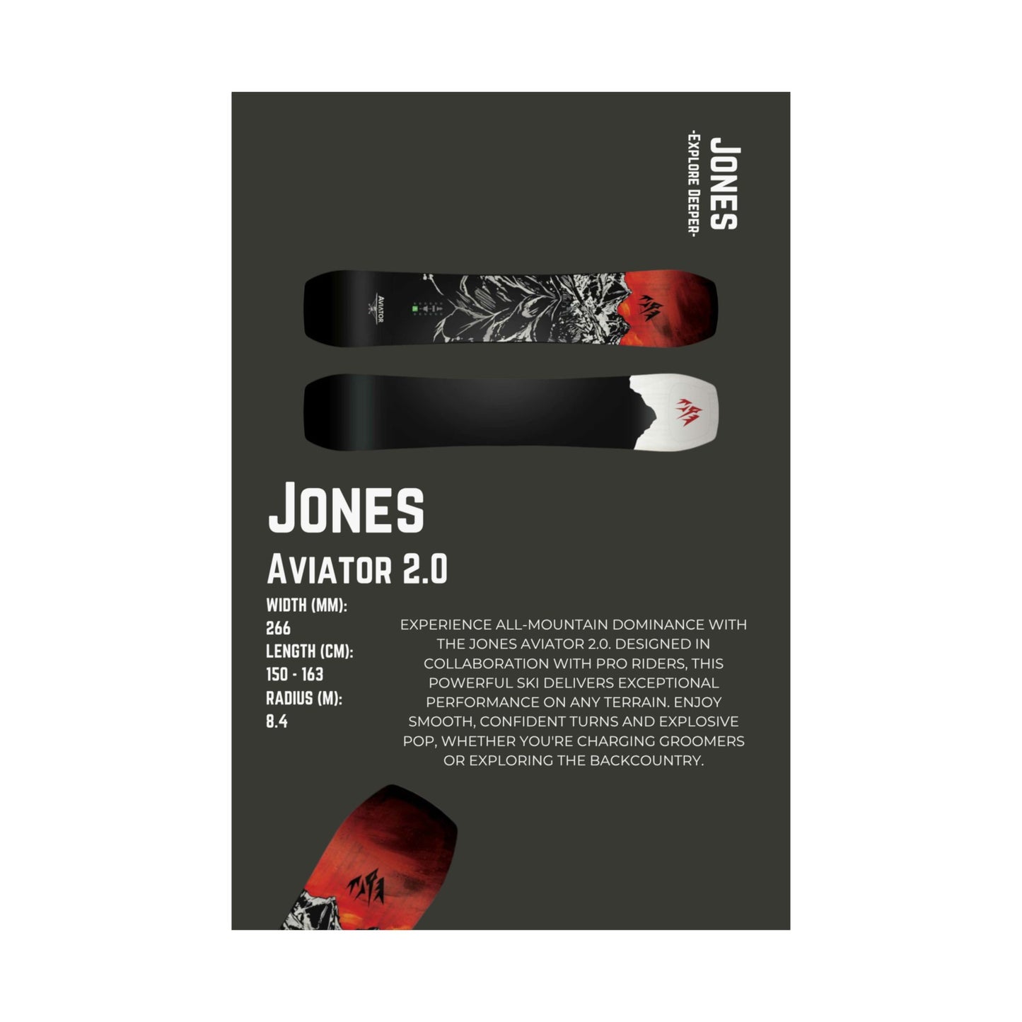 Jones Aviator 2.0 - Poster
