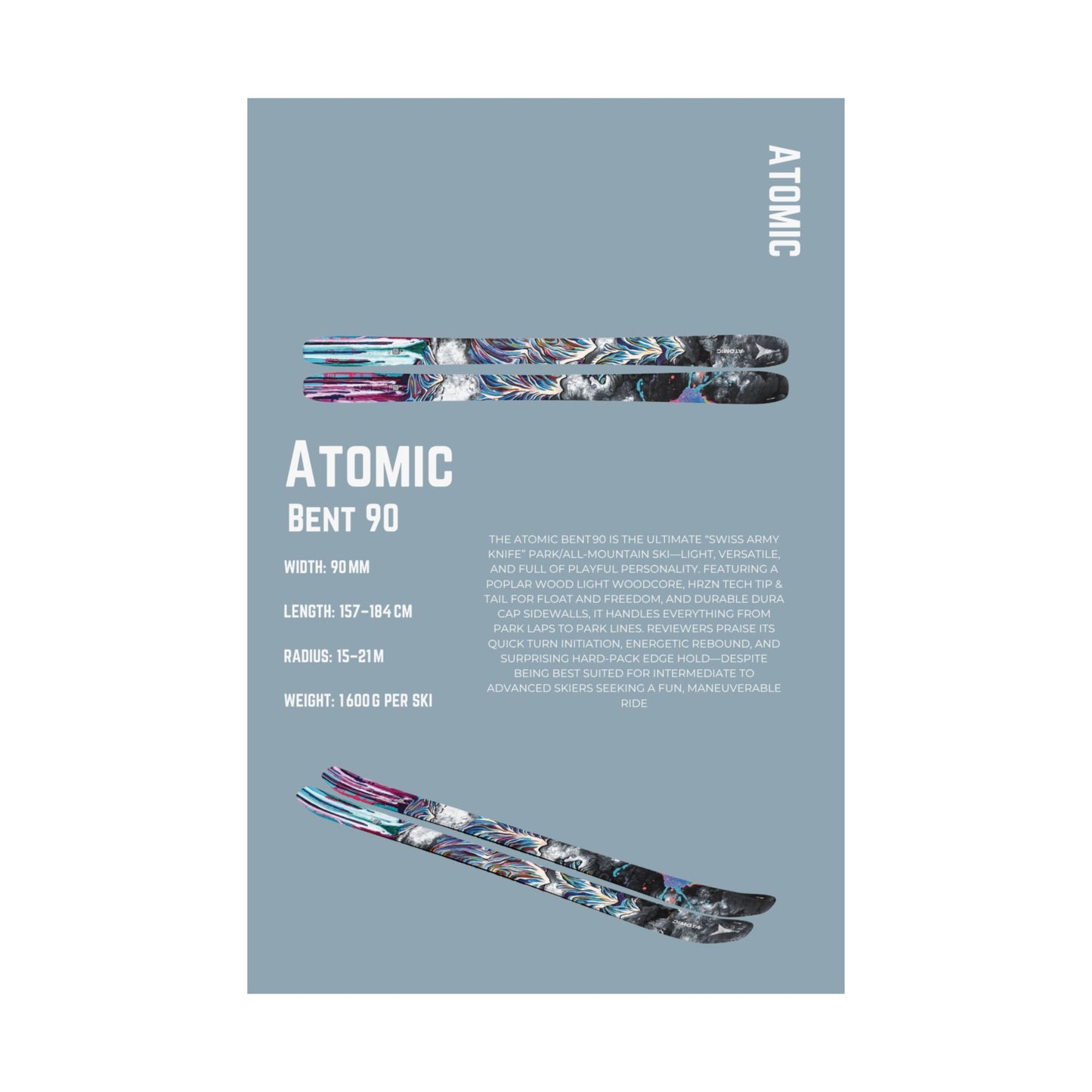 Atomic Bent 90 Poster