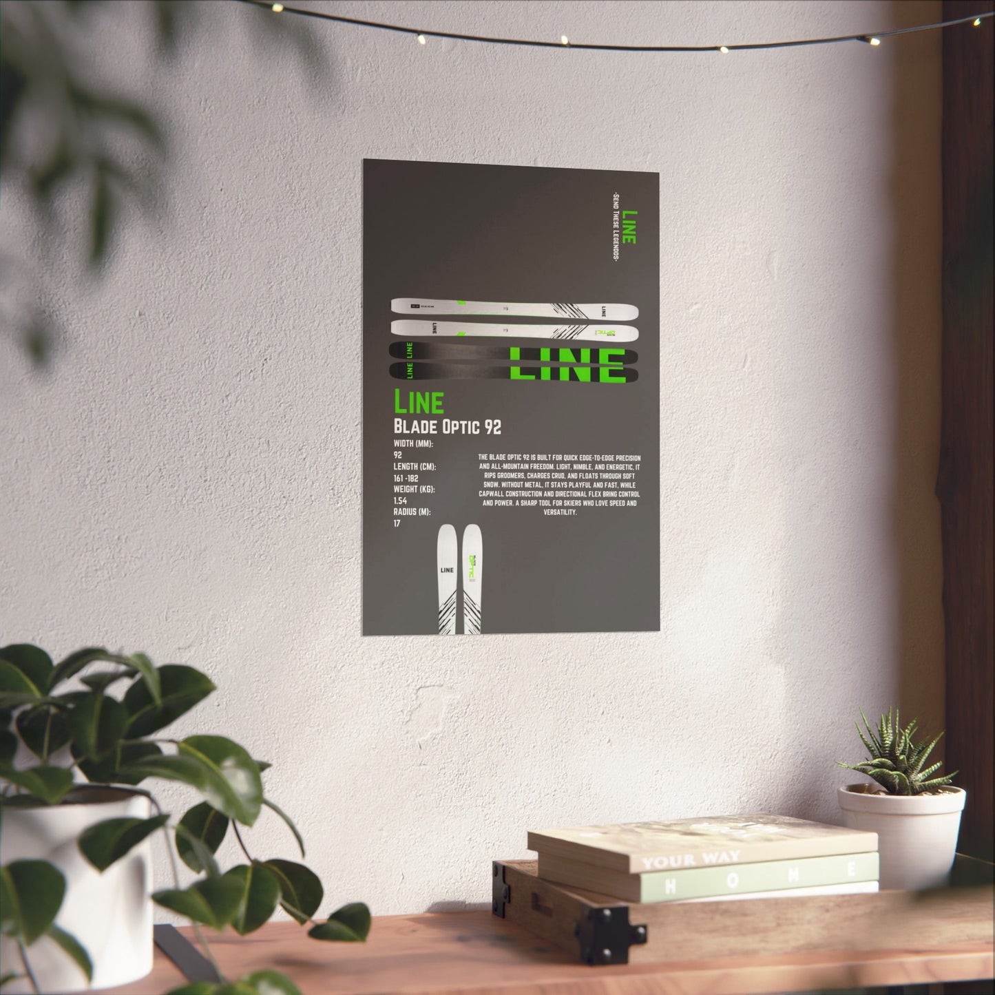 Line Blade Optic 92 - Poster