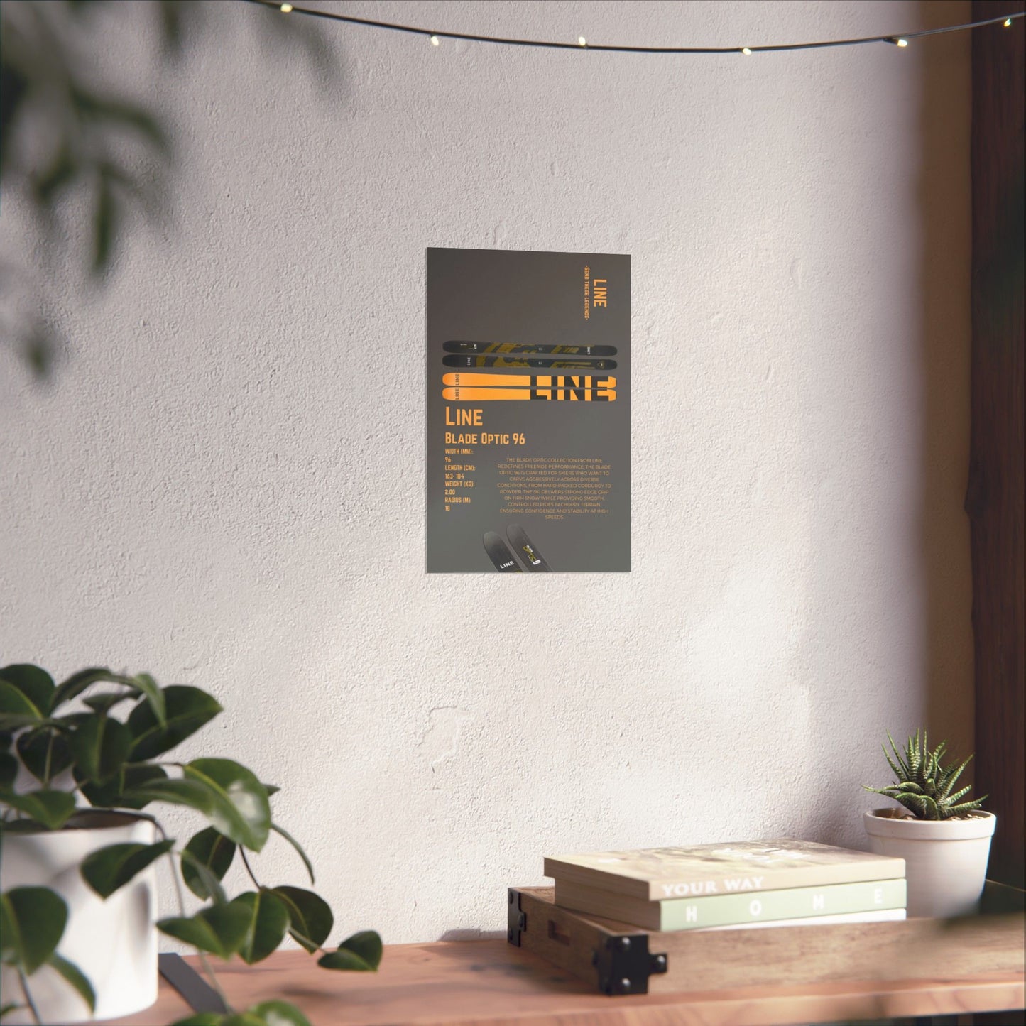 Line Blade Optic 96 - Poster