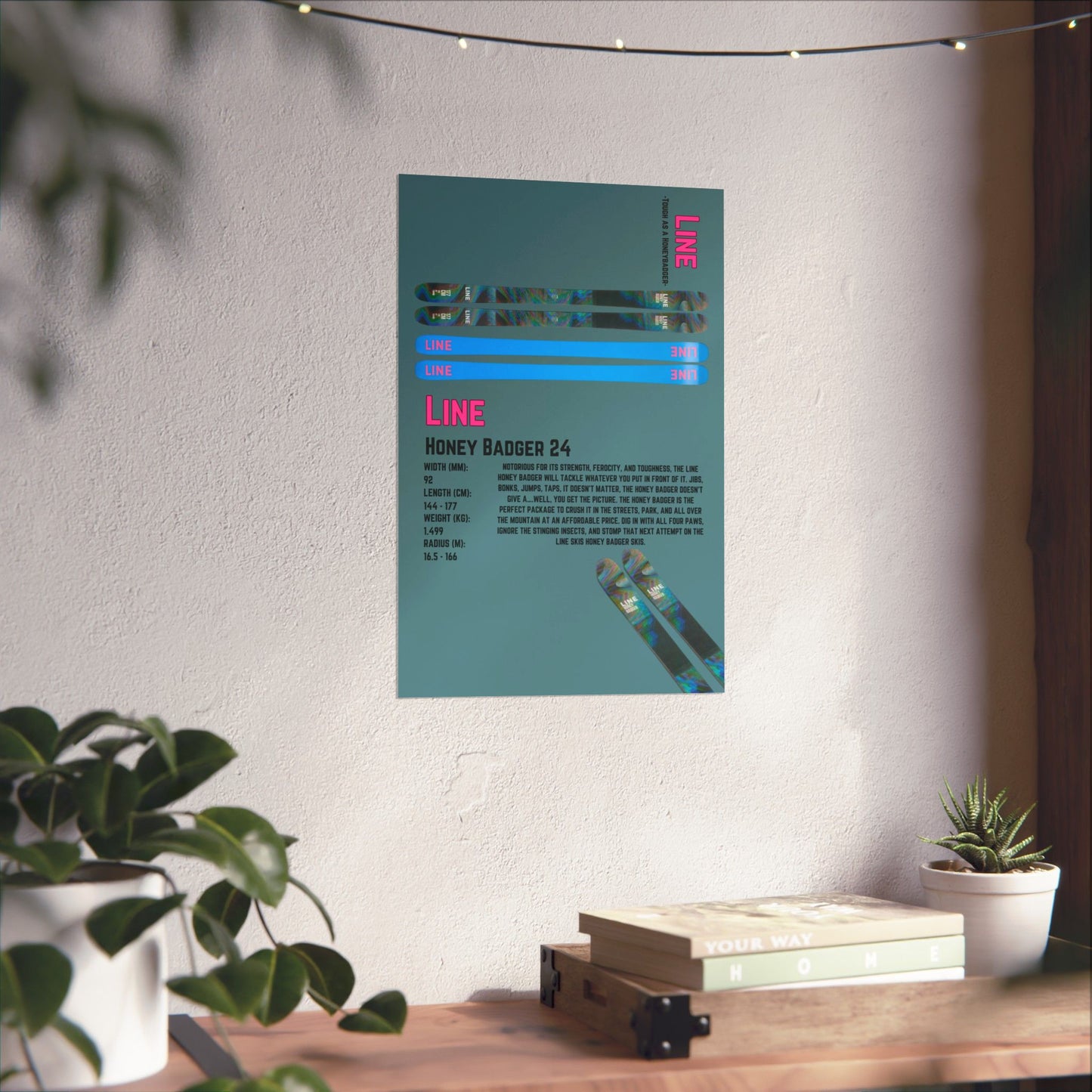 Line Honeybadger - Poster