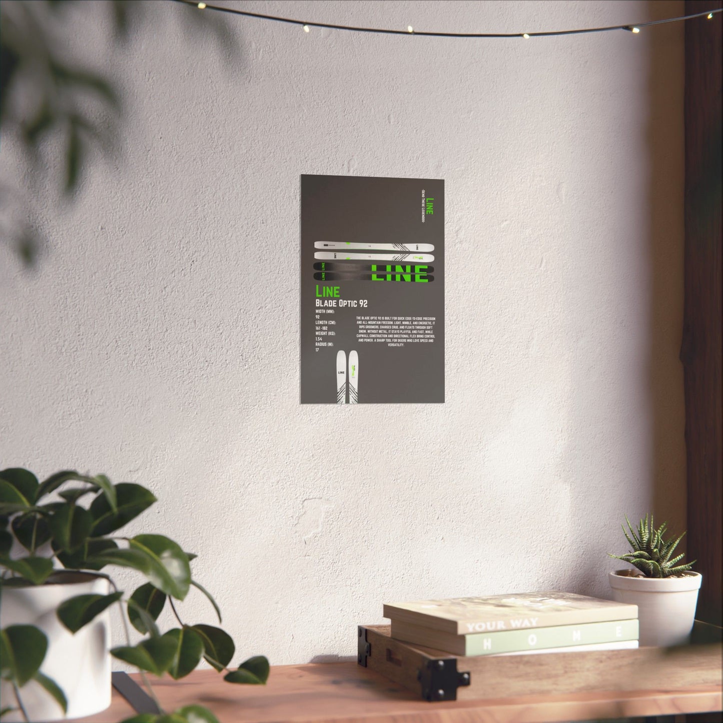 Line Blade Optic 92 - Poster