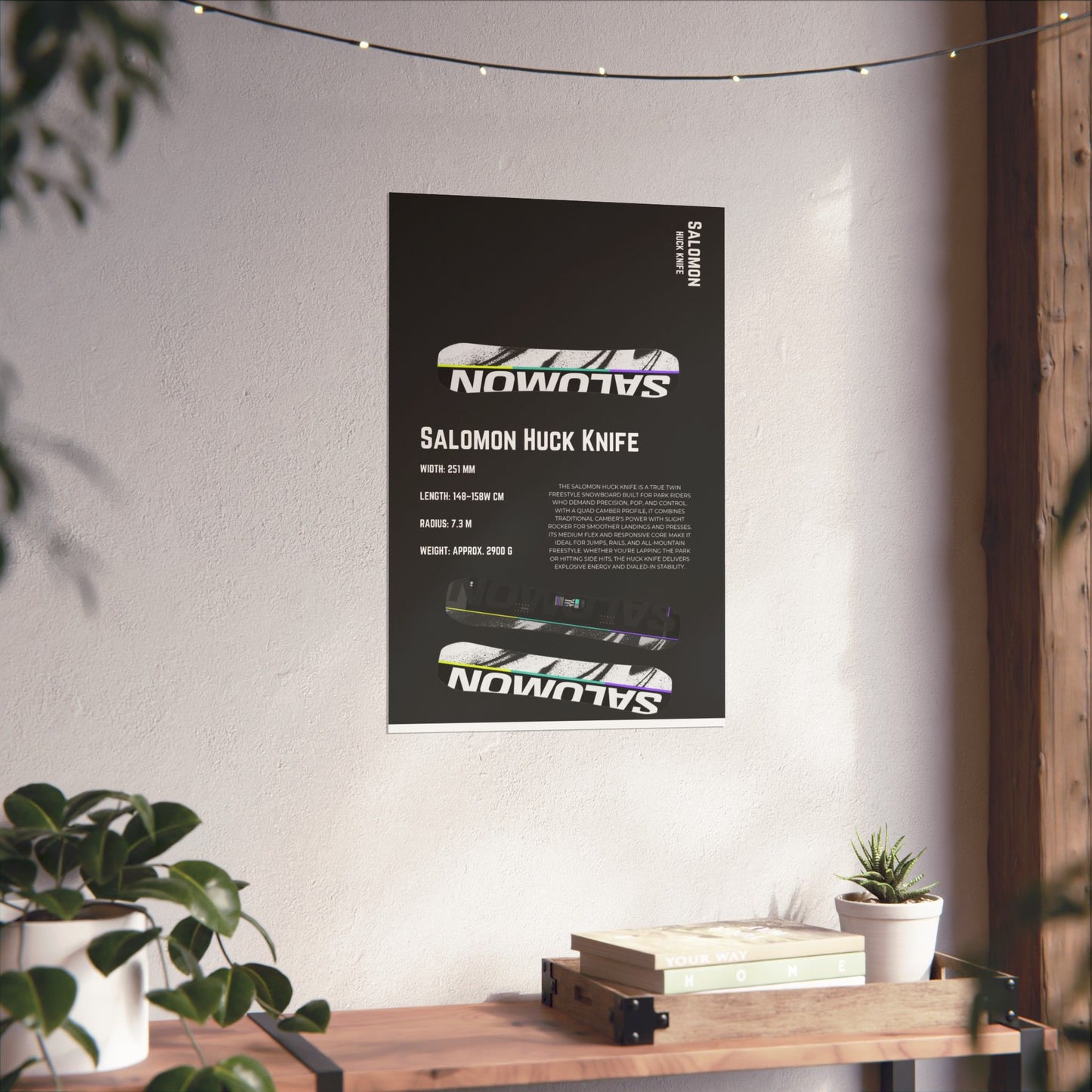 Salomon Huck Knife - Poster