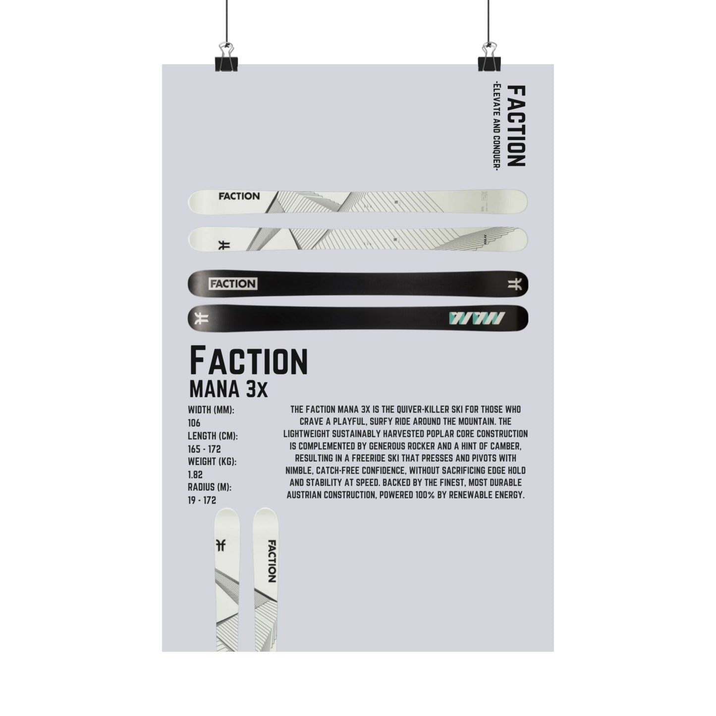 Faction Mana 3x - Poster