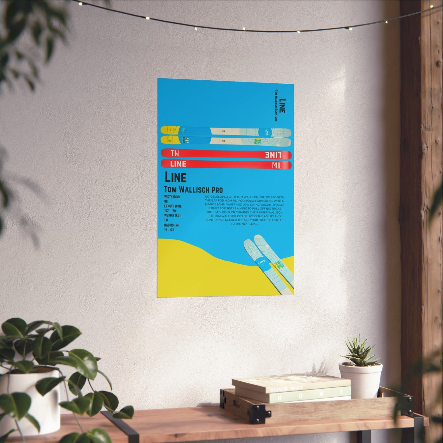 Line Tom Wallisch - Poster