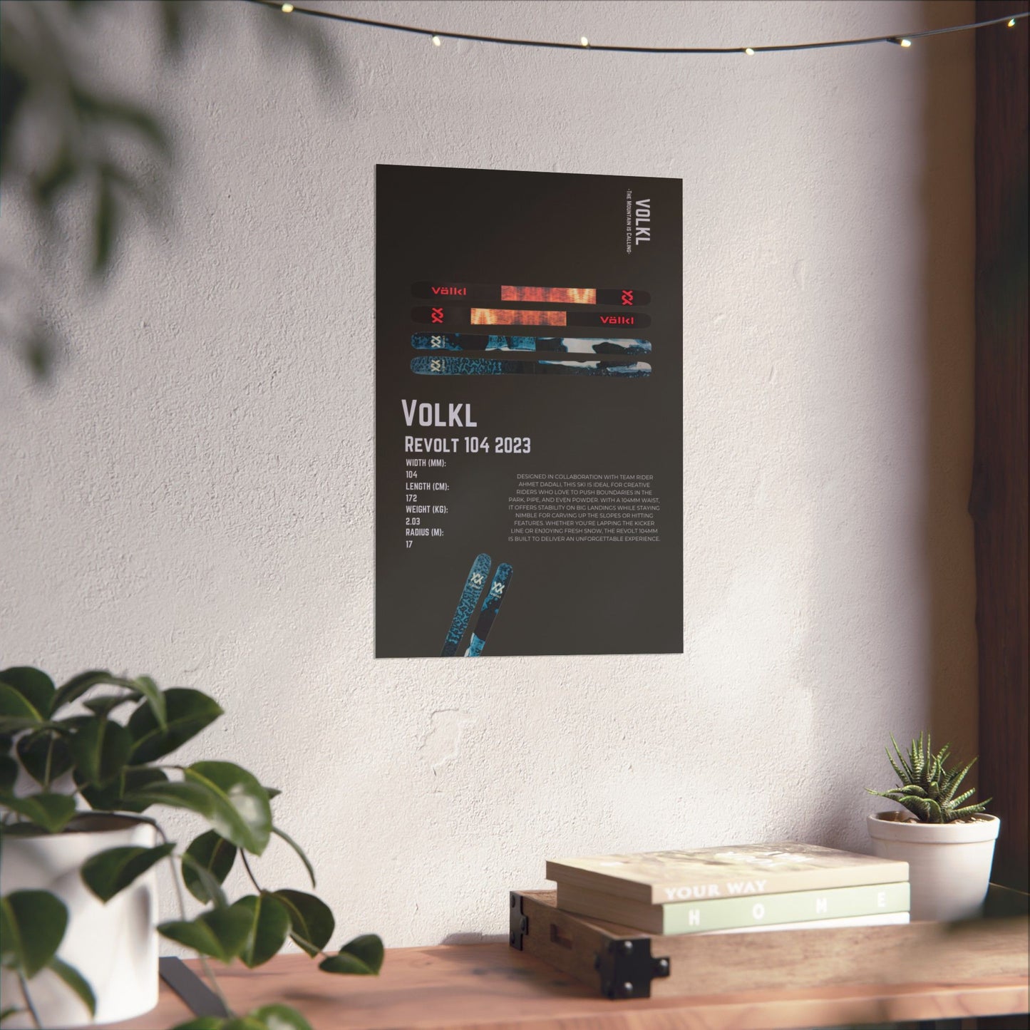 Volkl Revolt 104 - Poster