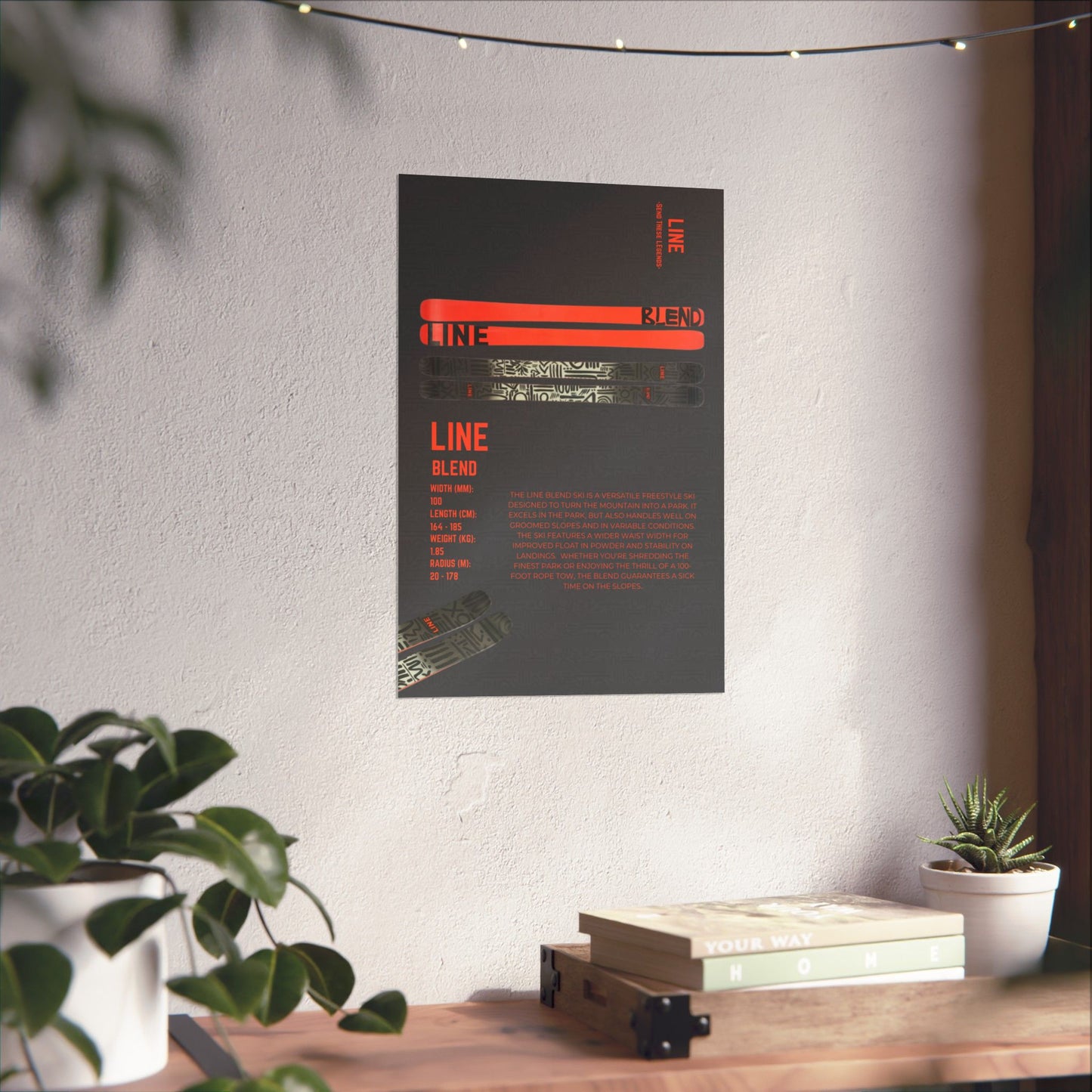 Line Blend - Poster
