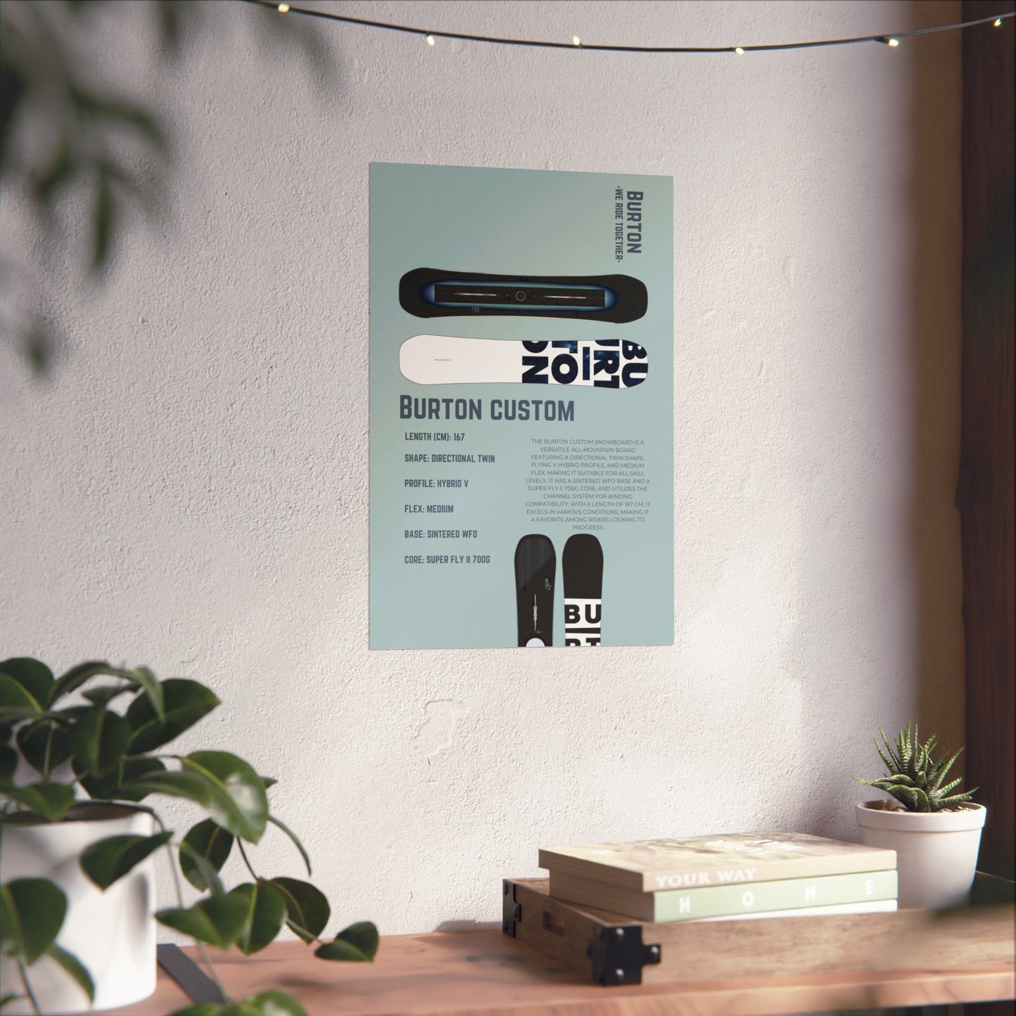 Burton Custom - Poster