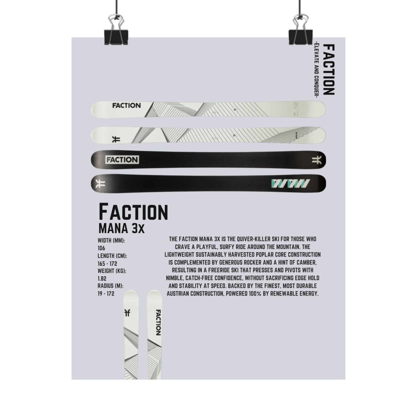 Faction Mana 3x - Poster