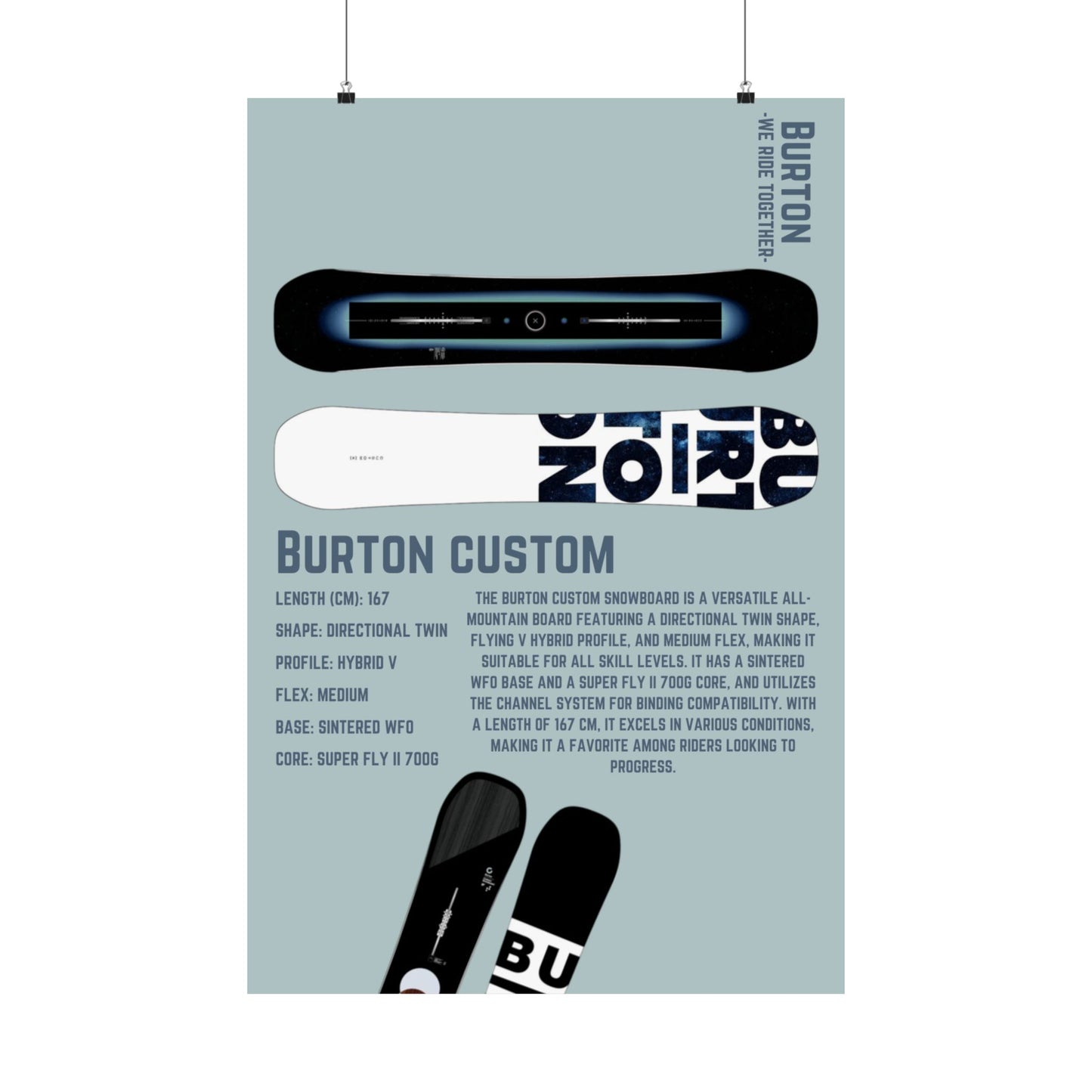 Burton Custom - Poster