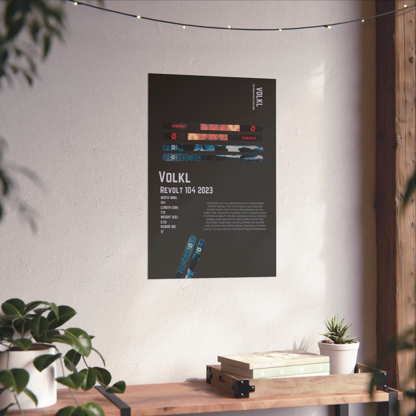 Volkl Revolt 104 - Poster
