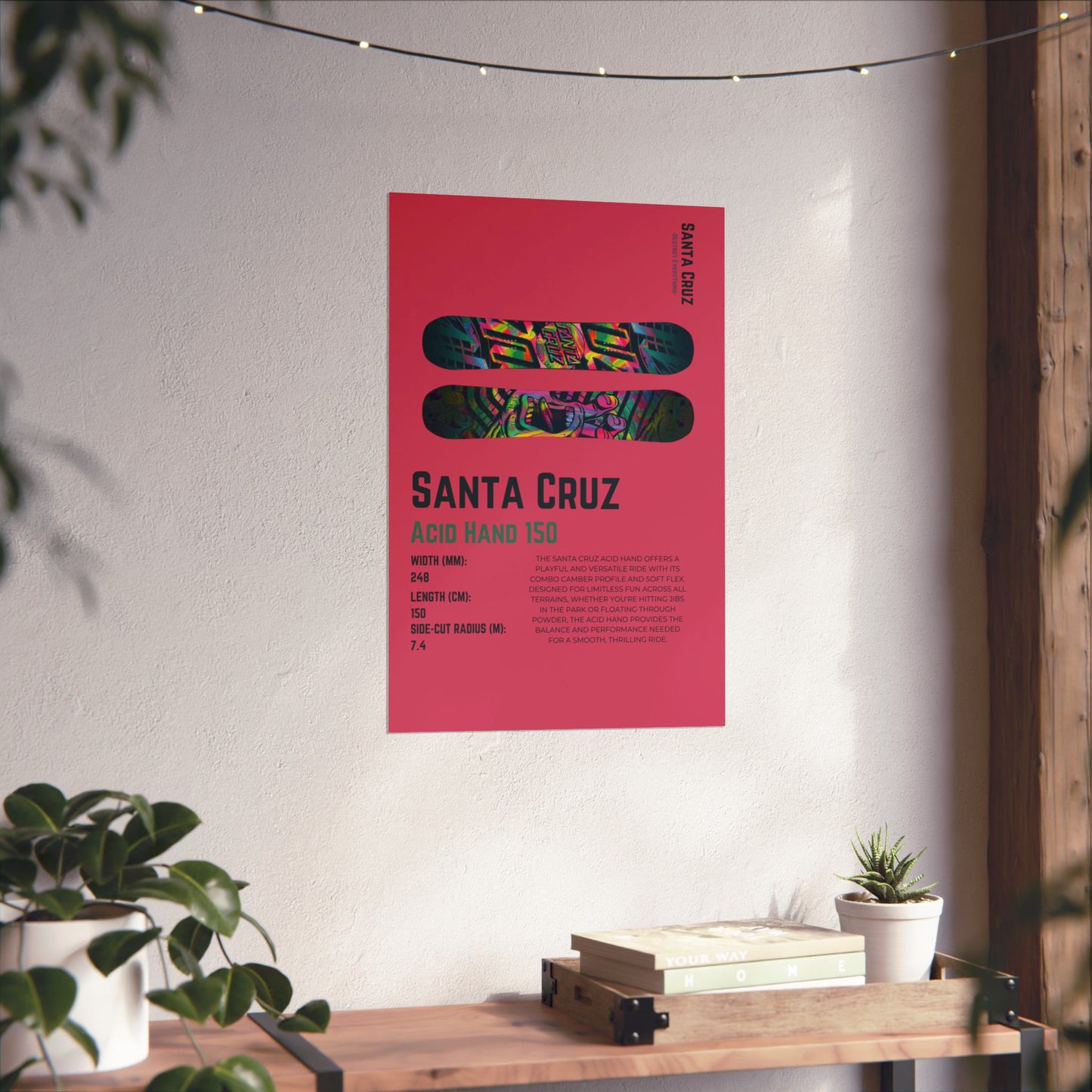 Santa Cruz Acid Hand - Poster