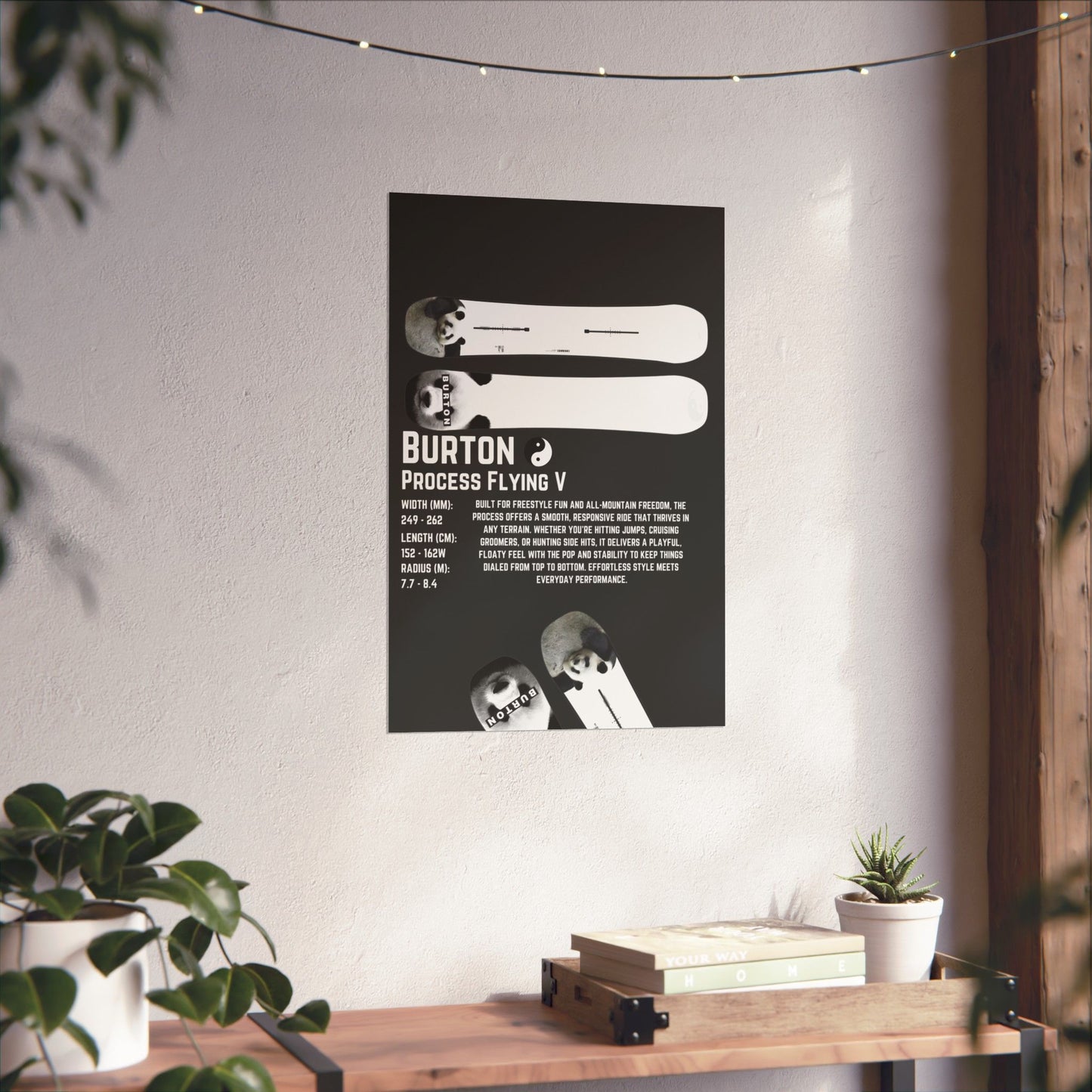 Burton Process Flying V - Poster