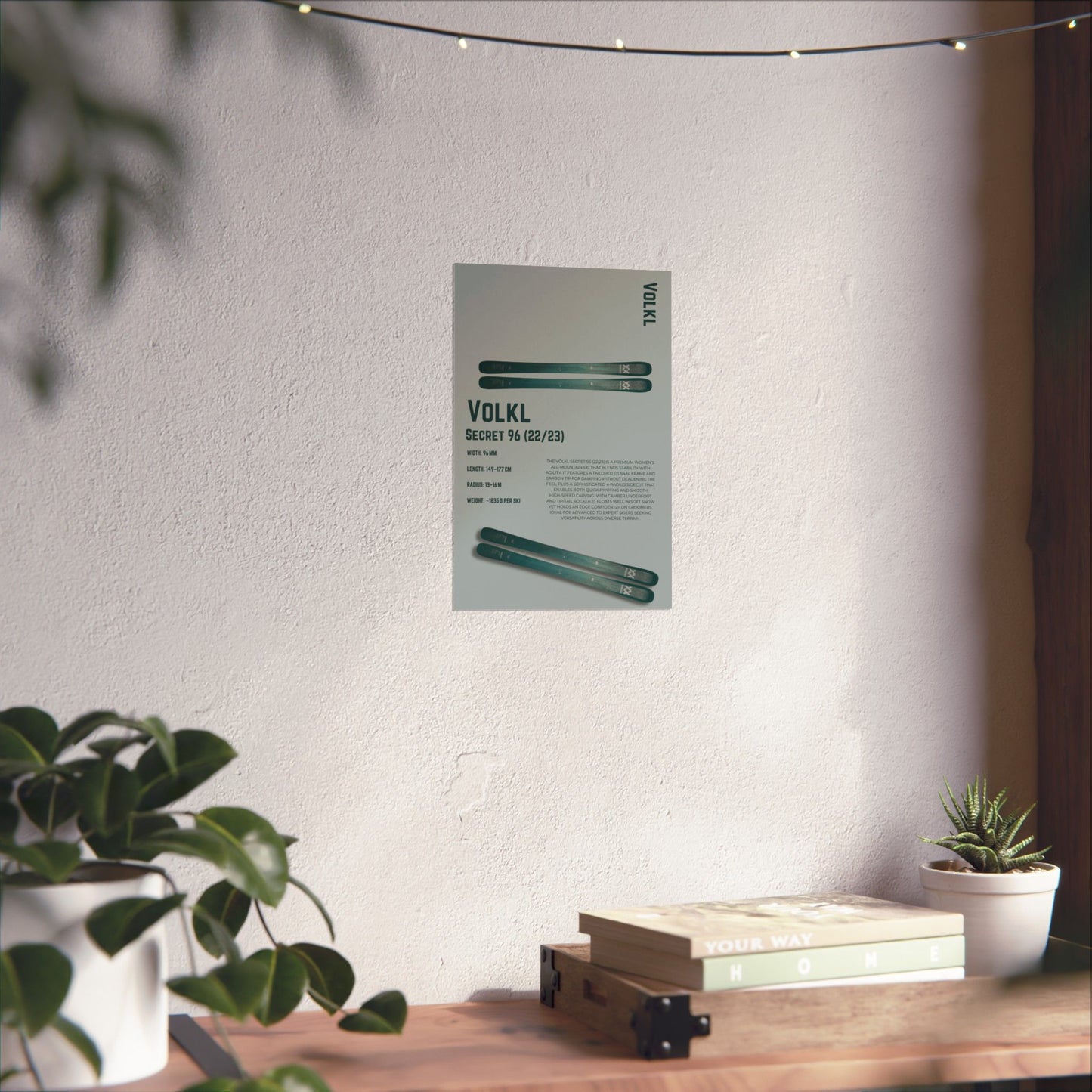 Volkl Secret 96 - Poster
