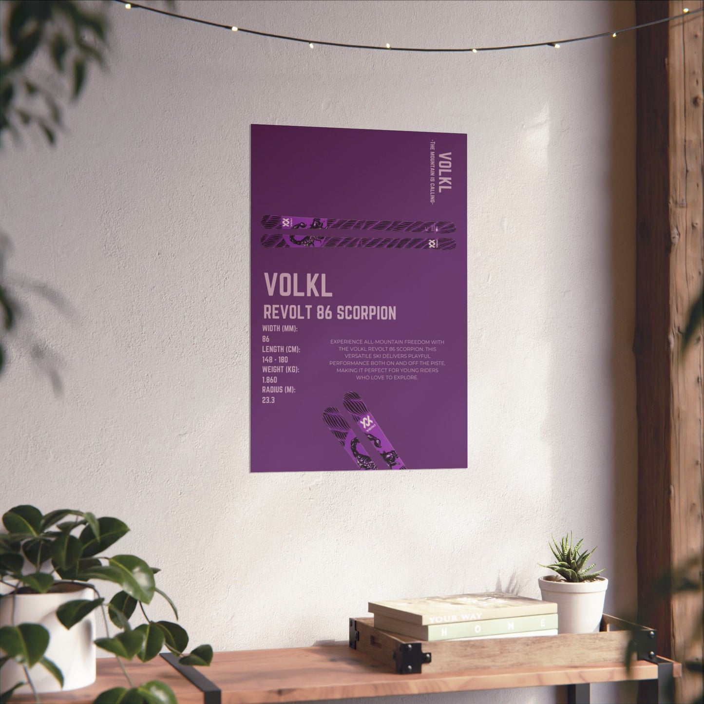 Volkl Revolt 86 Scorpion - Poster