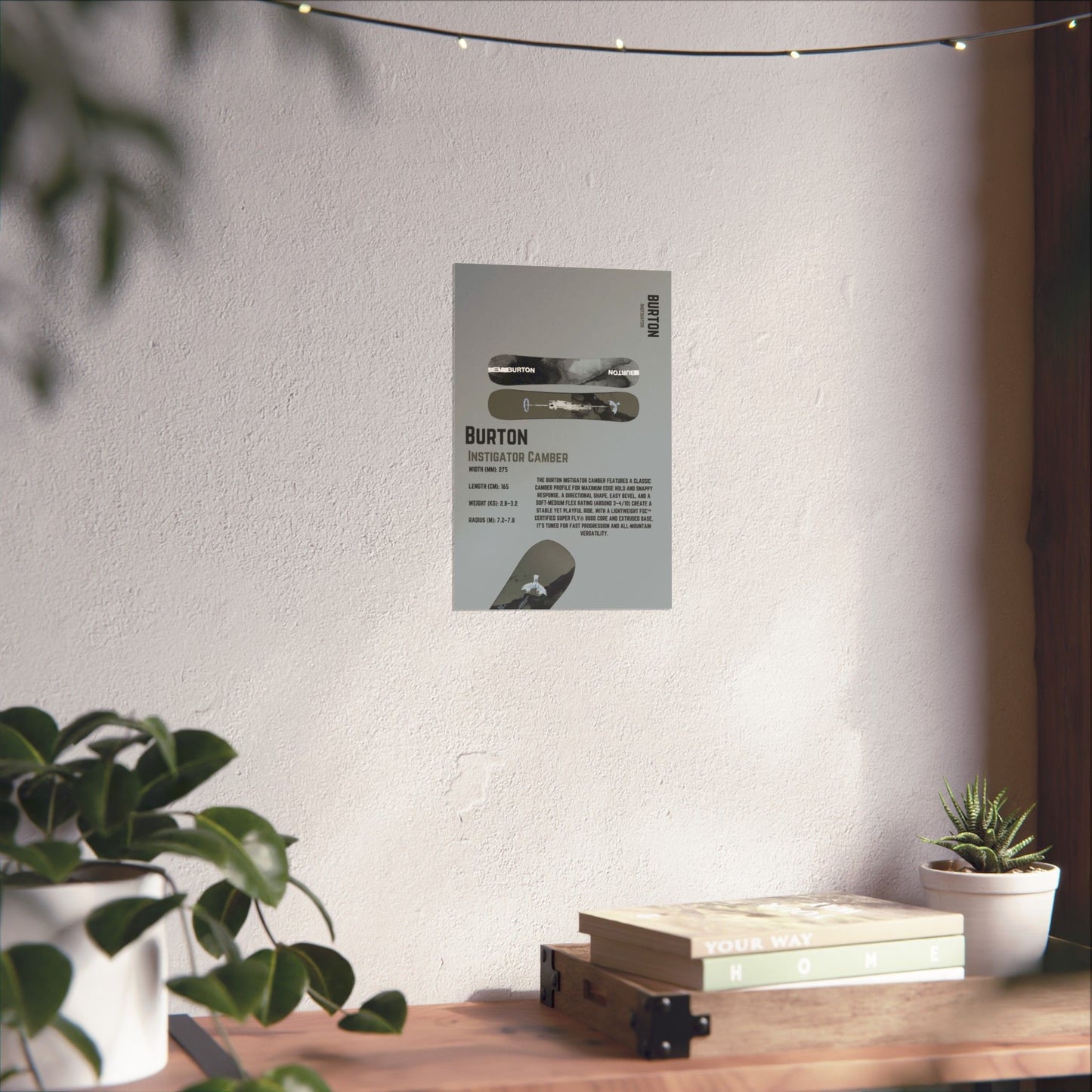Burton Instigator Camber - Poster