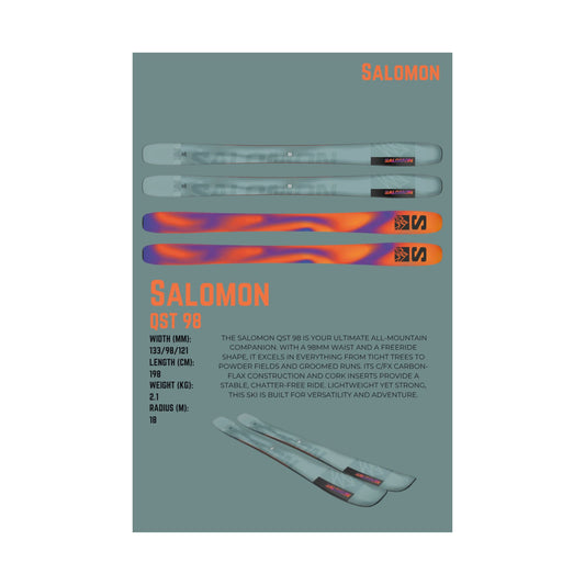 Salomon QST 98 - Poster