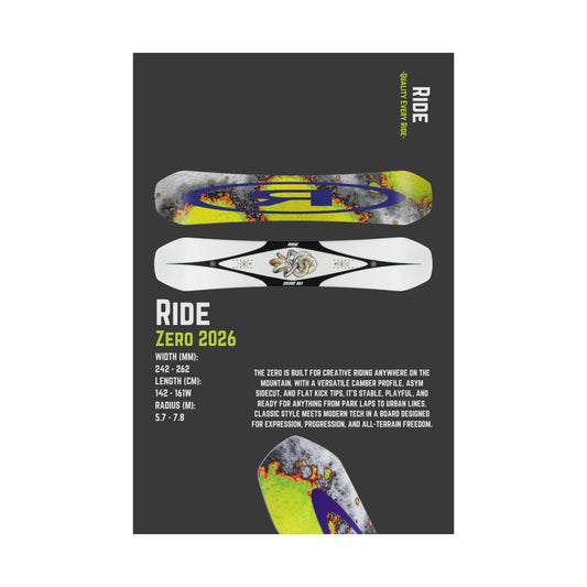 Ride Zero - Poster